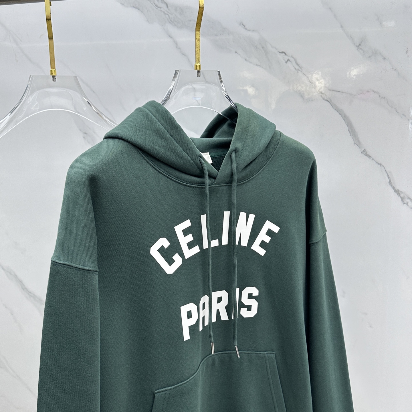 🆕CELINE塞林 2025ss秋冬新品印花连帽卫衣 高超的时尚魅力风范,特立独行的艺术气息.客供定制面