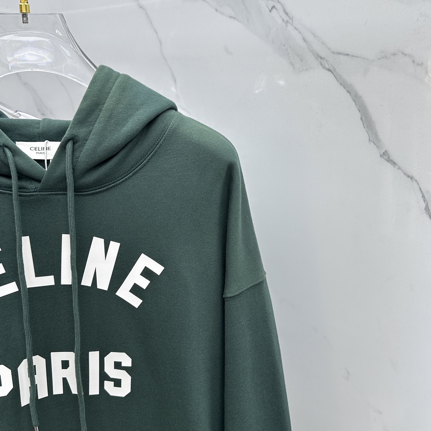 🆕CELINE塞林 2025ss秋冬新品印花连帽卫衣 高超的时尚魅力风范,特立独行的艺术气息.客供定制面