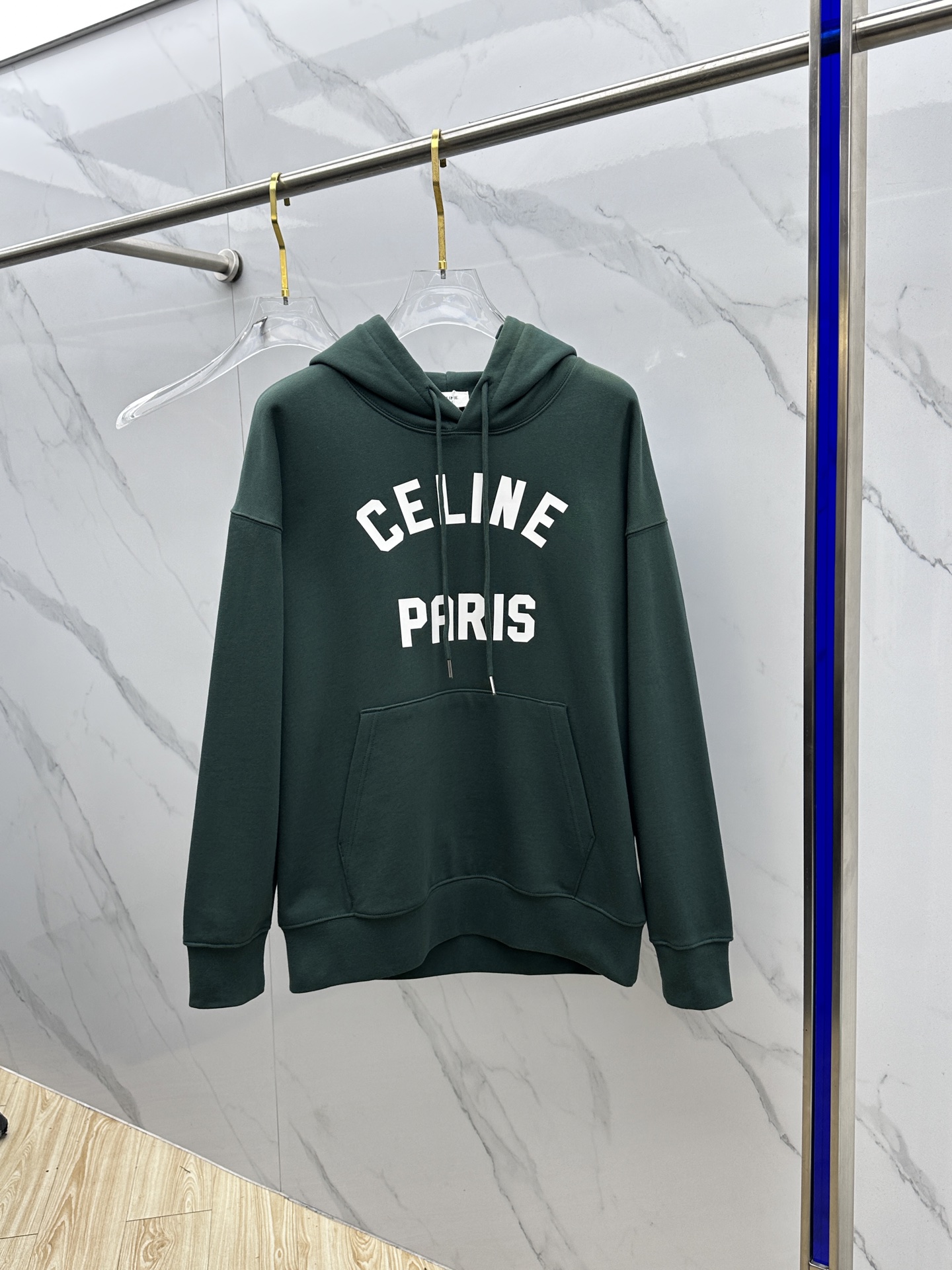 🆕CELINE塞林 2025ss秋冬新品印花连帽卫衣 高超的时尚魅力风范,特立独行的艺术气息.客供定制面