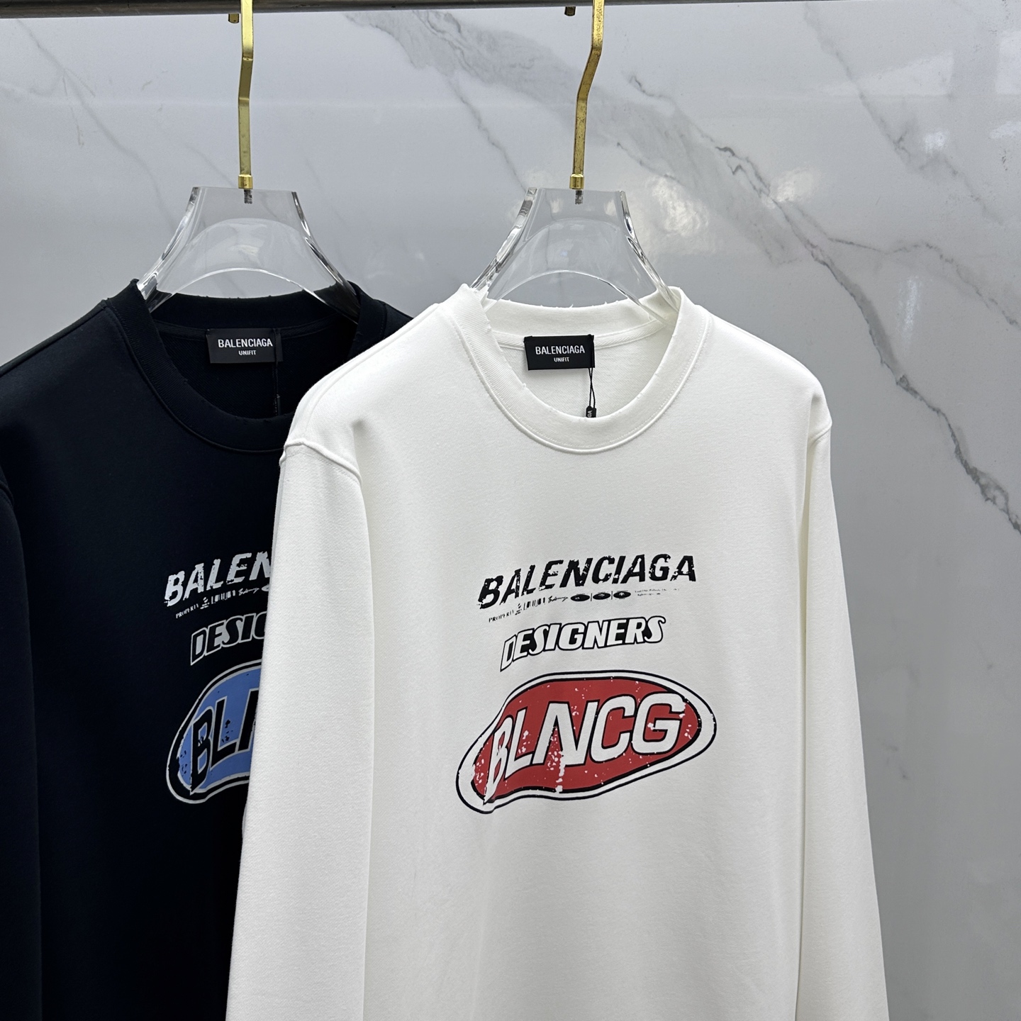 🆕Balenciaga巴黎世家 2025ss秋冬新品印花圆领套头卫衣 高超的时尚魅力风范,特立独行的艺术