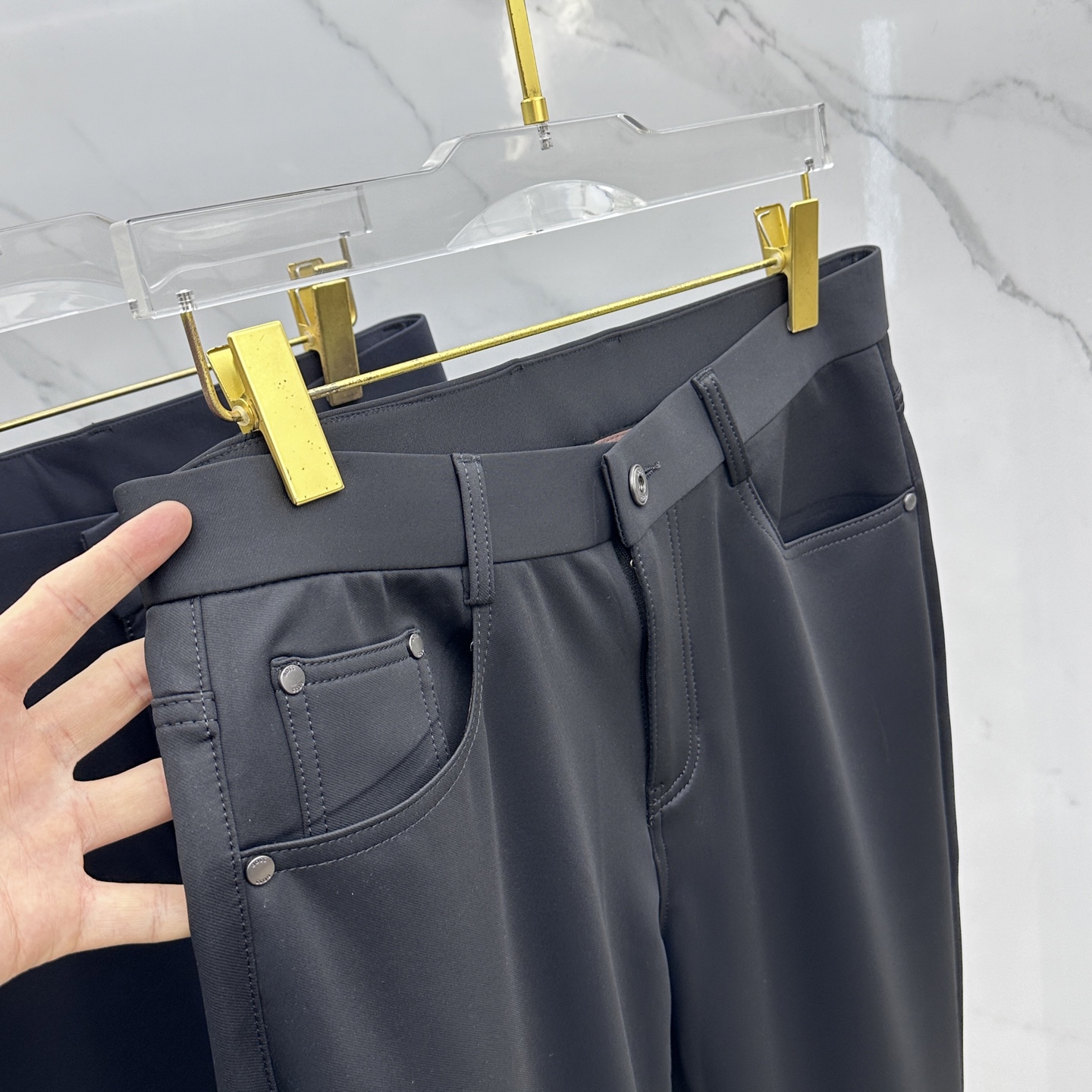 🆕BOSS 🔥高端定制、2025秋冬最新款休闲裤五袋裤 柜台同步发售 原版定制复刻 客供五金辅料 原单品