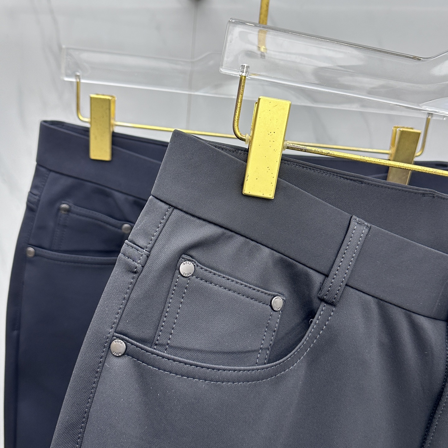 🆕BOSS 🔥高端定制、2025秋冬最新款休闲裤五袋裤 柜台同步发售 原版定制复刻 客供五金辅料 原单品