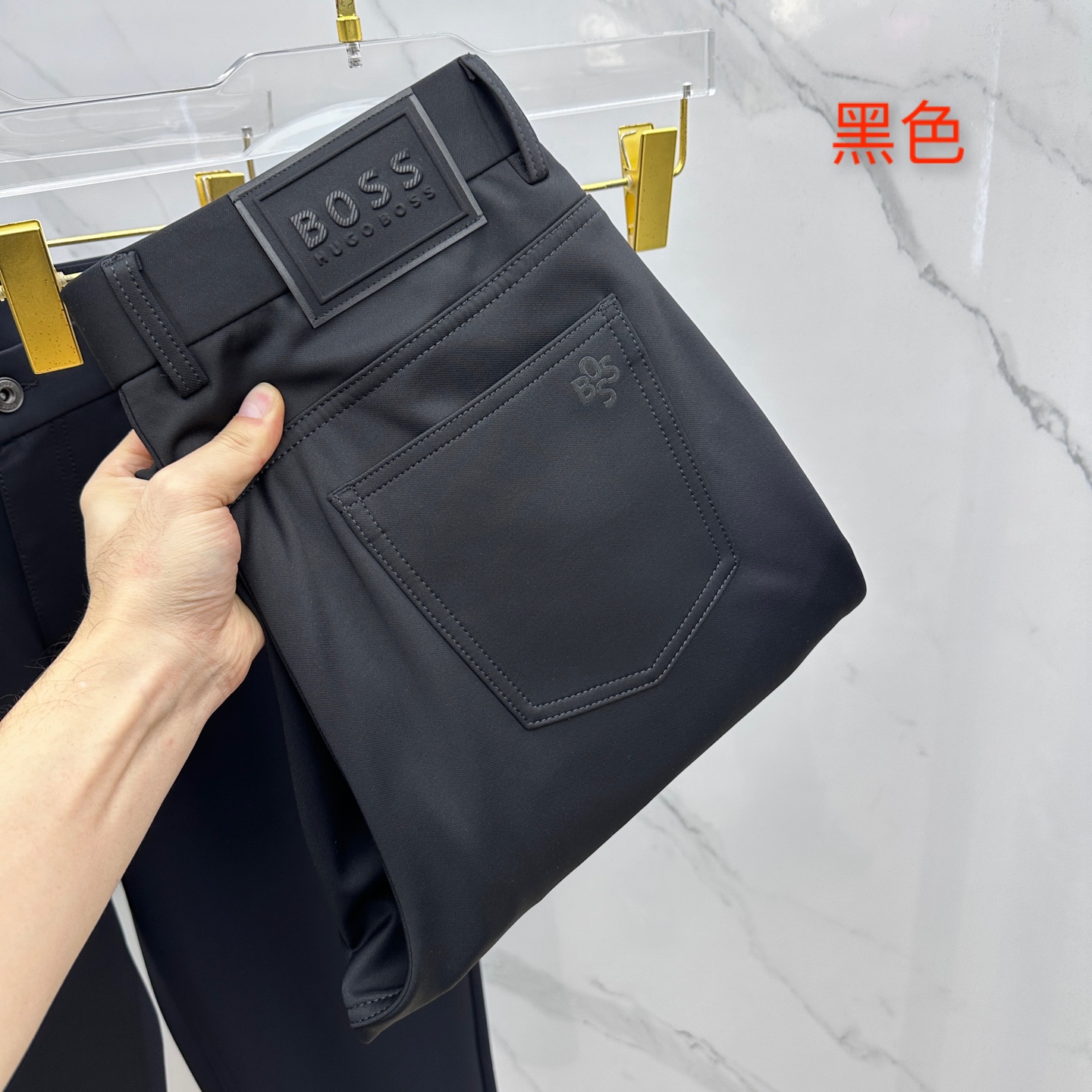 🆕BOSS 🔥高端定制、2025秋冬最新款休闲裤五袋裤 柜台同步发售 原版定制复刻 客供五金辅料 原单品