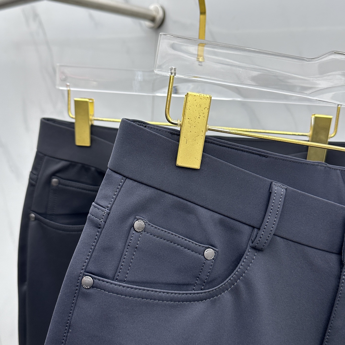 🆕BOSS 🔥高端定制、2025秋冬最新款休闲裤五袋裤 柜台同步发售 原版定制复刻 客供五金辅料 原单品