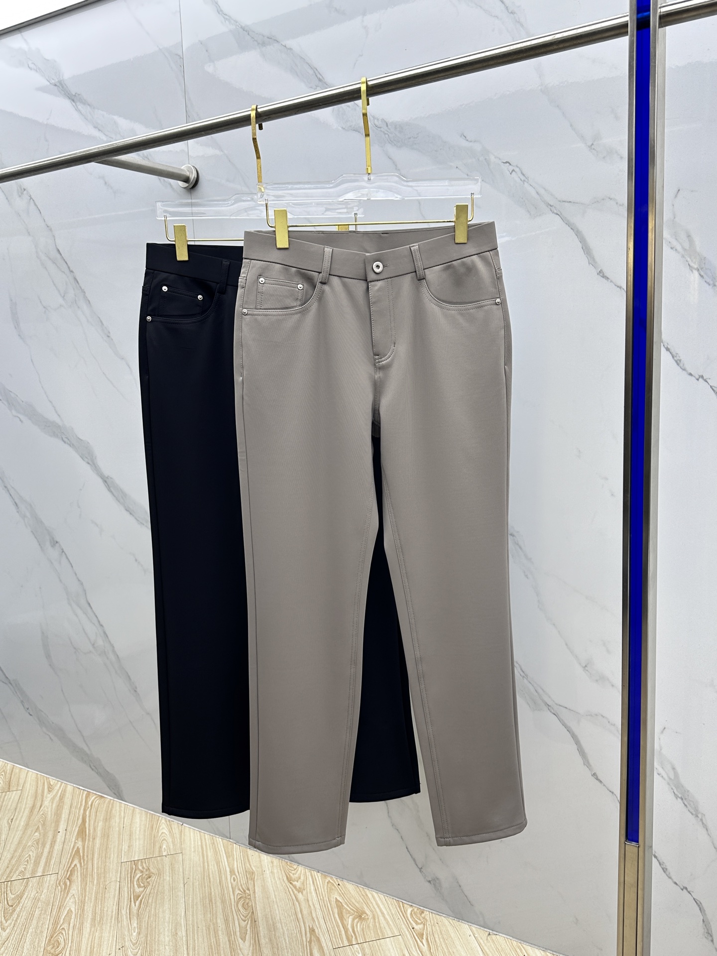 🆕Burberry巴宝莉 🔥高端定制、2025秋冬最新款休闲裤五袋裤 柜台同步发售 原版定制复刻 客供五