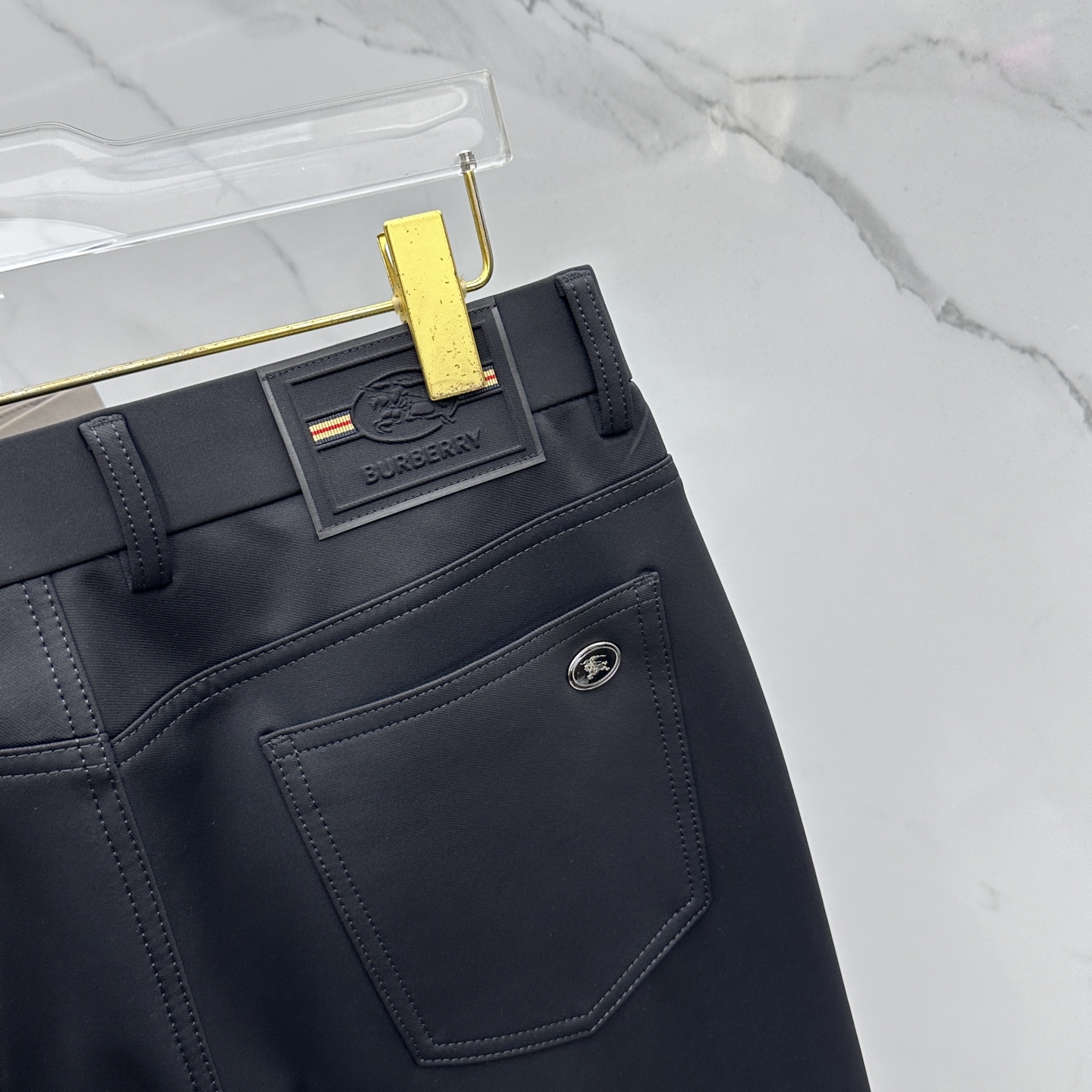 🆕Burberry巴宝莉 🔥高端定制、2025秋冬最新款休闲裤五袋裤 柜台同步发售 原版定制复刻 客供五