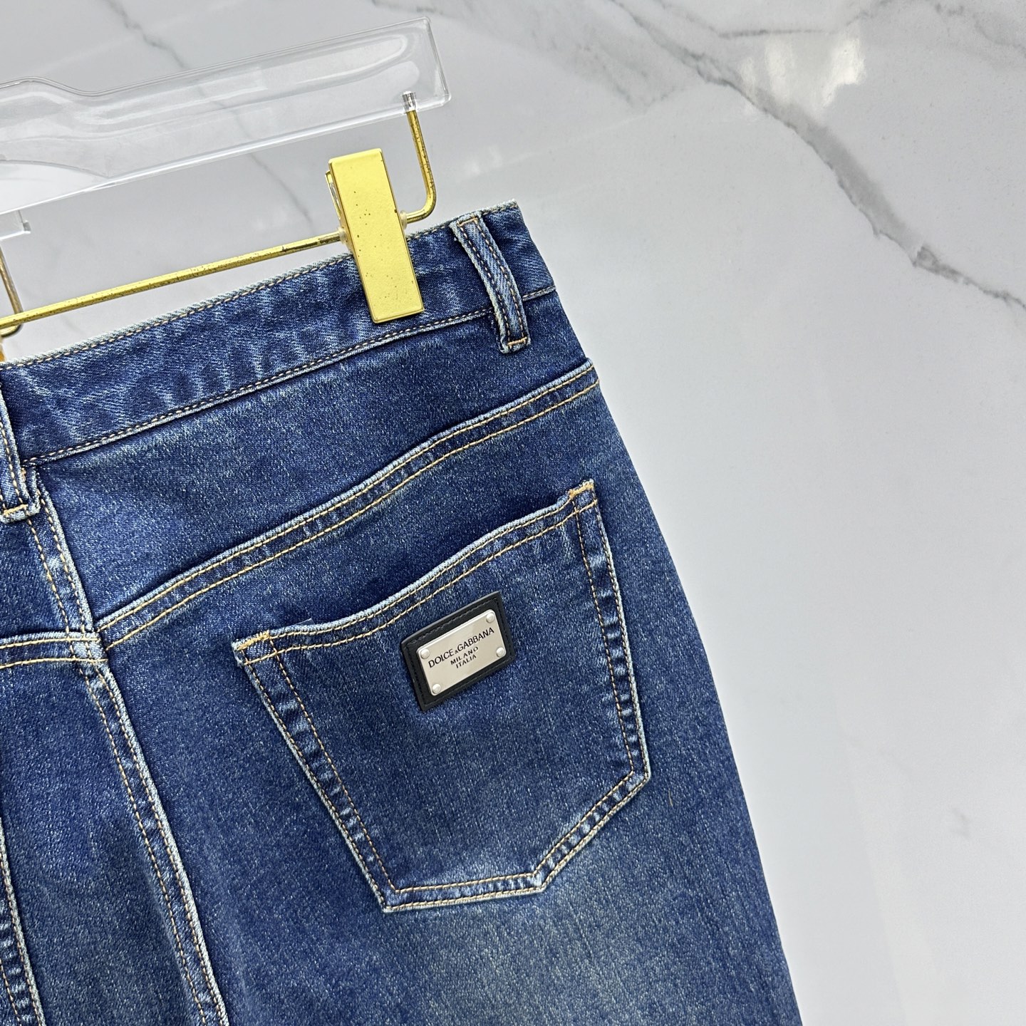 🆕DG杜嘉班纳 🔥高端定制、2025秋冬最新款洗水牛仔裤 柜台同步发售 原版定制复刻 客供五金辅料 原单