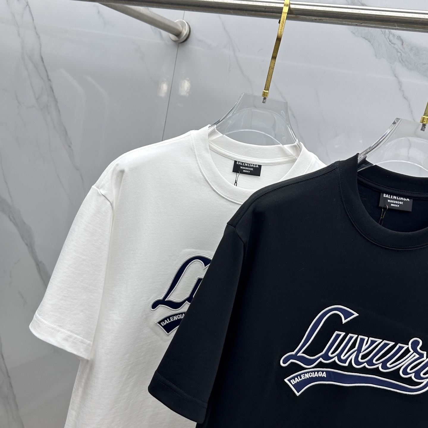 🆕Balenciaga巴黎世家 微阔 新款首发专柜最新款短袖圆领T恤 高端订制 设计前卫时尚！品牌log