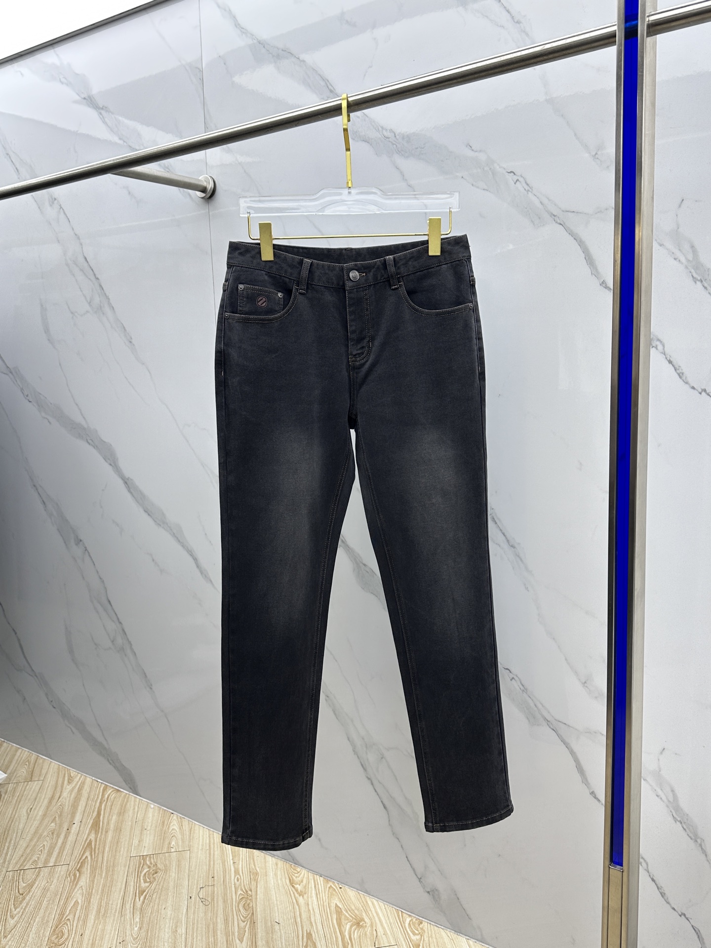 🆕ZEGNA杰尼亚 🔥高端定制、2025秋冬最新款洗水牛仔裤 柜台同步发售 原版定制复刻 客供五金辅料 