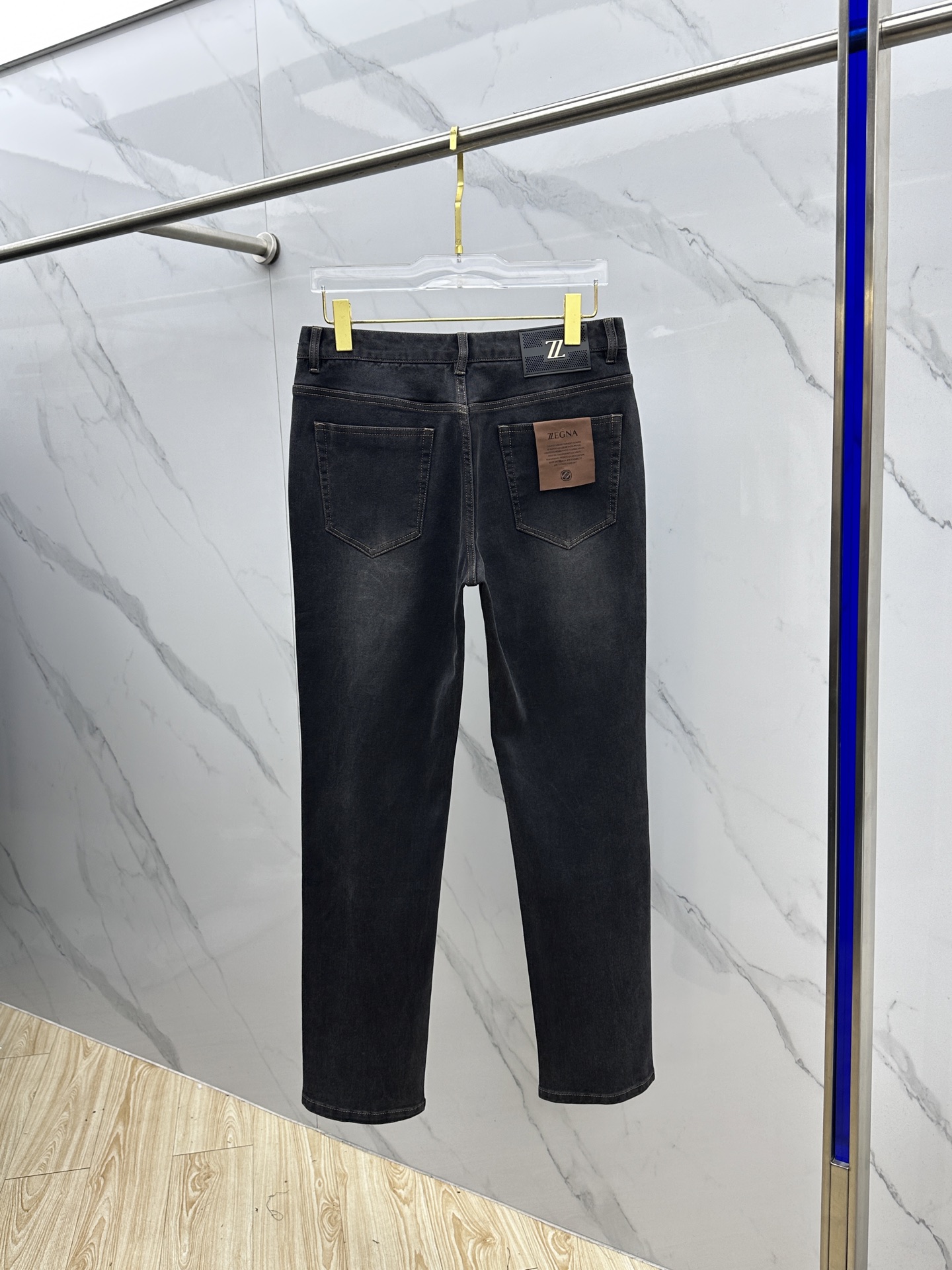 🆕ZEGNA杰尼亚 🔥高端定制、2025秋冬最新款洗水牛仔裤 柜台同步发售 原版定制复刻 客供五金辅料 