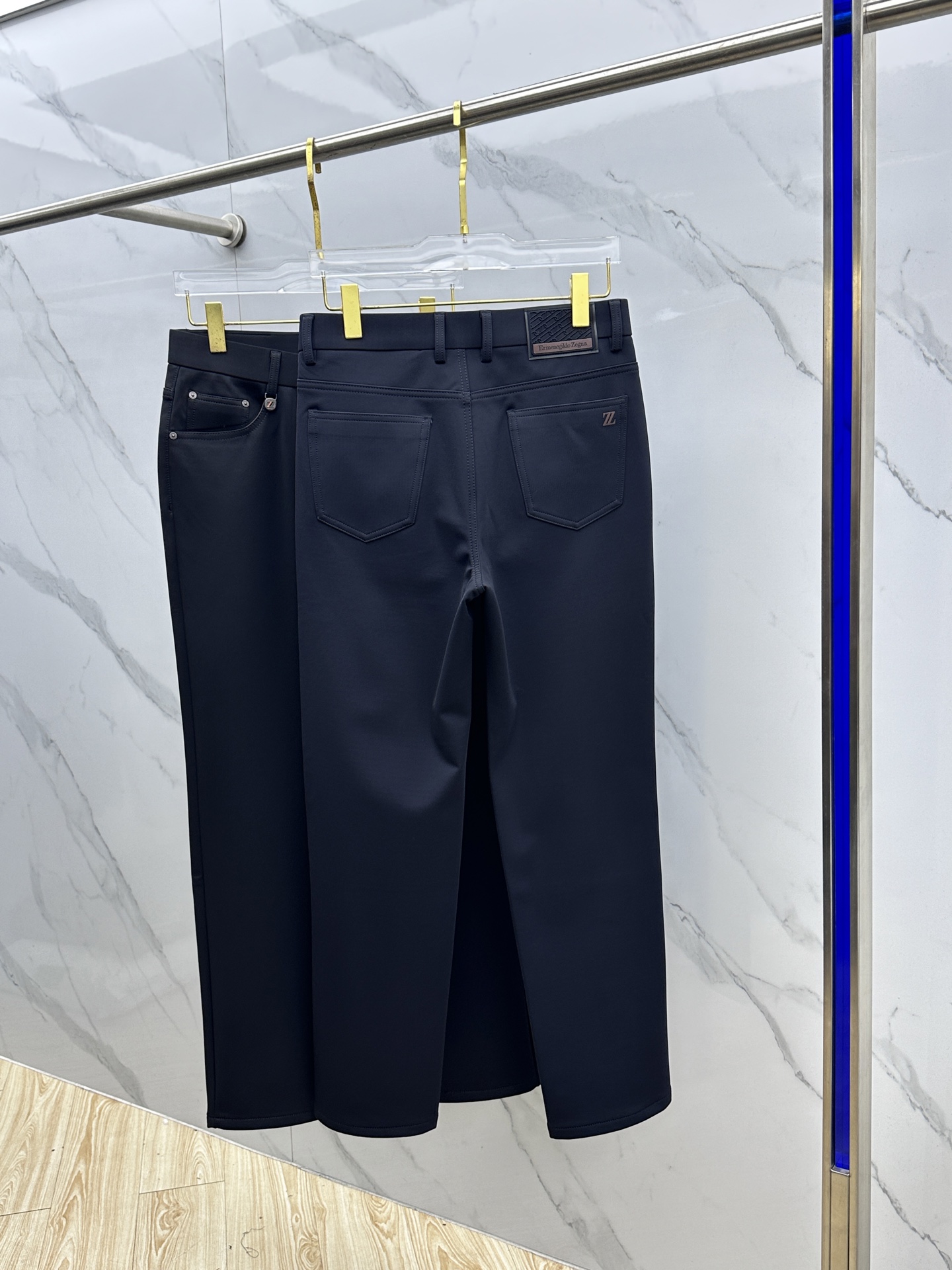 🆕ZEGNA杰尼亚 🔥高端定制、2025秋冬最新款休闲裤五袋西裤，柜台同步发售 原版定制复刻 客供五金辅