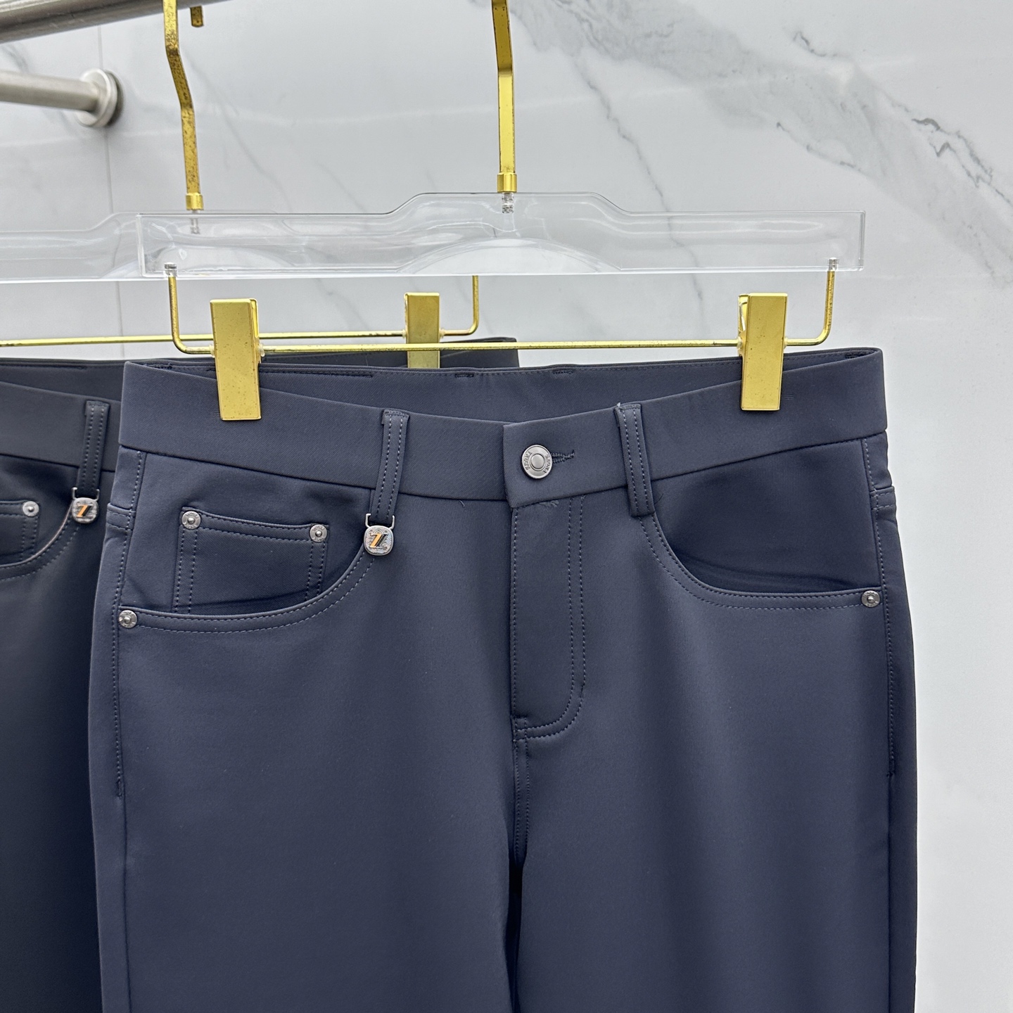 🆕ZEGNA杰尼亚 🔥高端定制、2025秋冬最新款休闲裤五袋西裤，柜台同步发售 原版定制复刻 客供五金辅