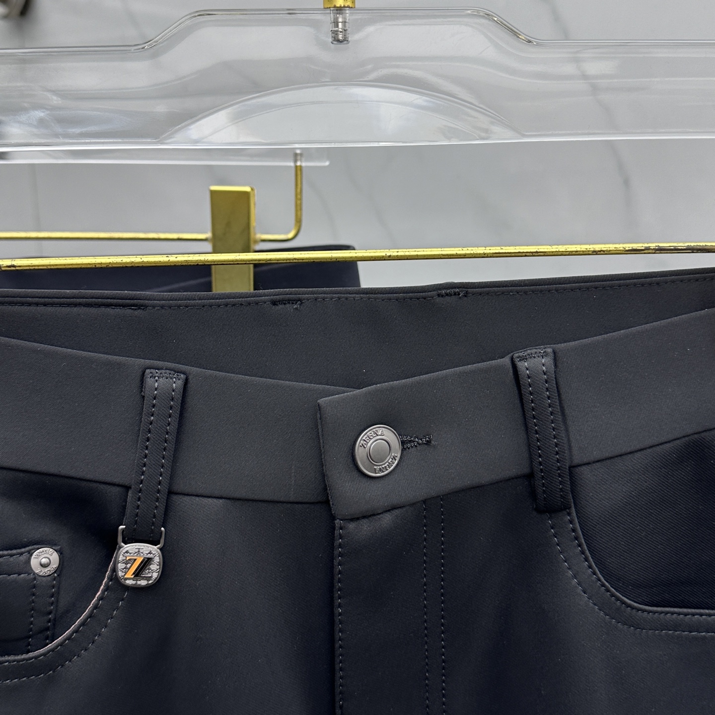 🆕ZEGNA杰尼亚 🔥高端定制、2025秋冬最新款休闲裤五袋西裤，柜台同步发售 原版定制复刻 客供五金辅