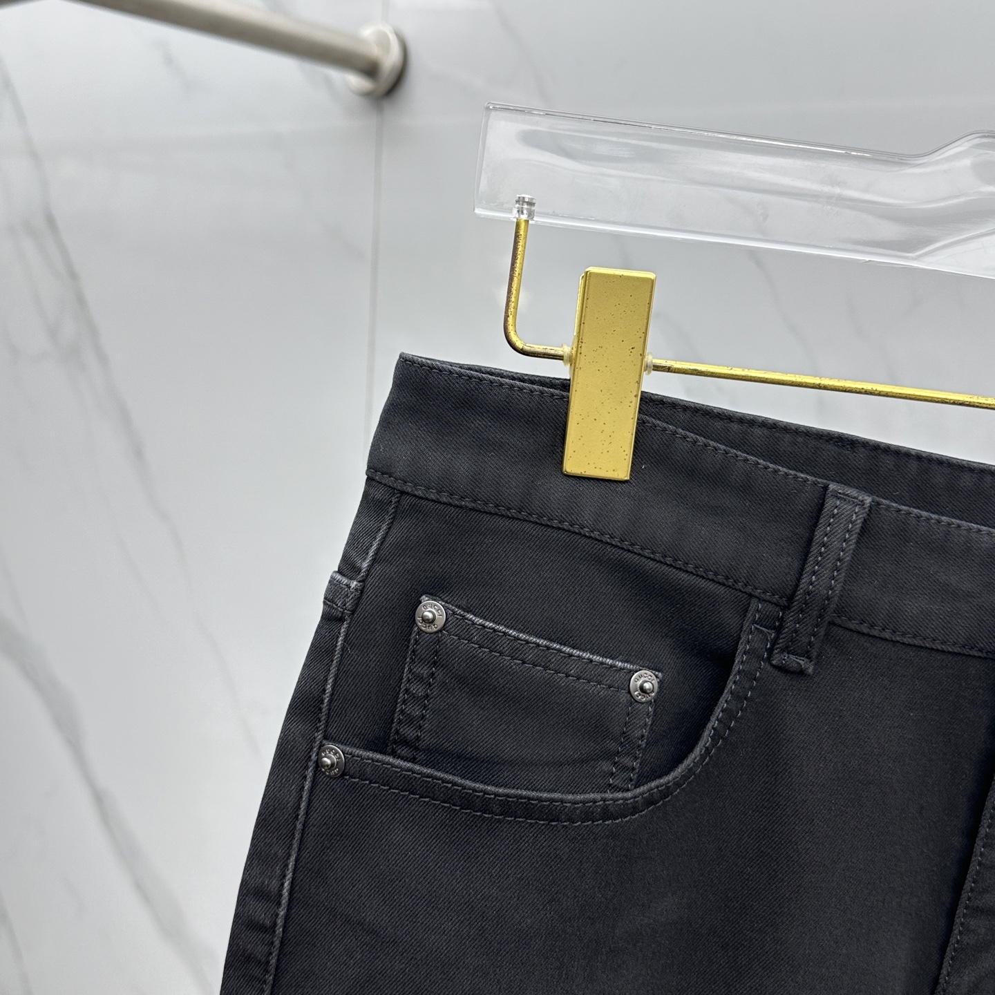 🆕Gucci古驰 🔥高端定制、2025秋冬最新款牛仔裤 柜台同步发售 原版定制复刻 客供五金辅料 原单品