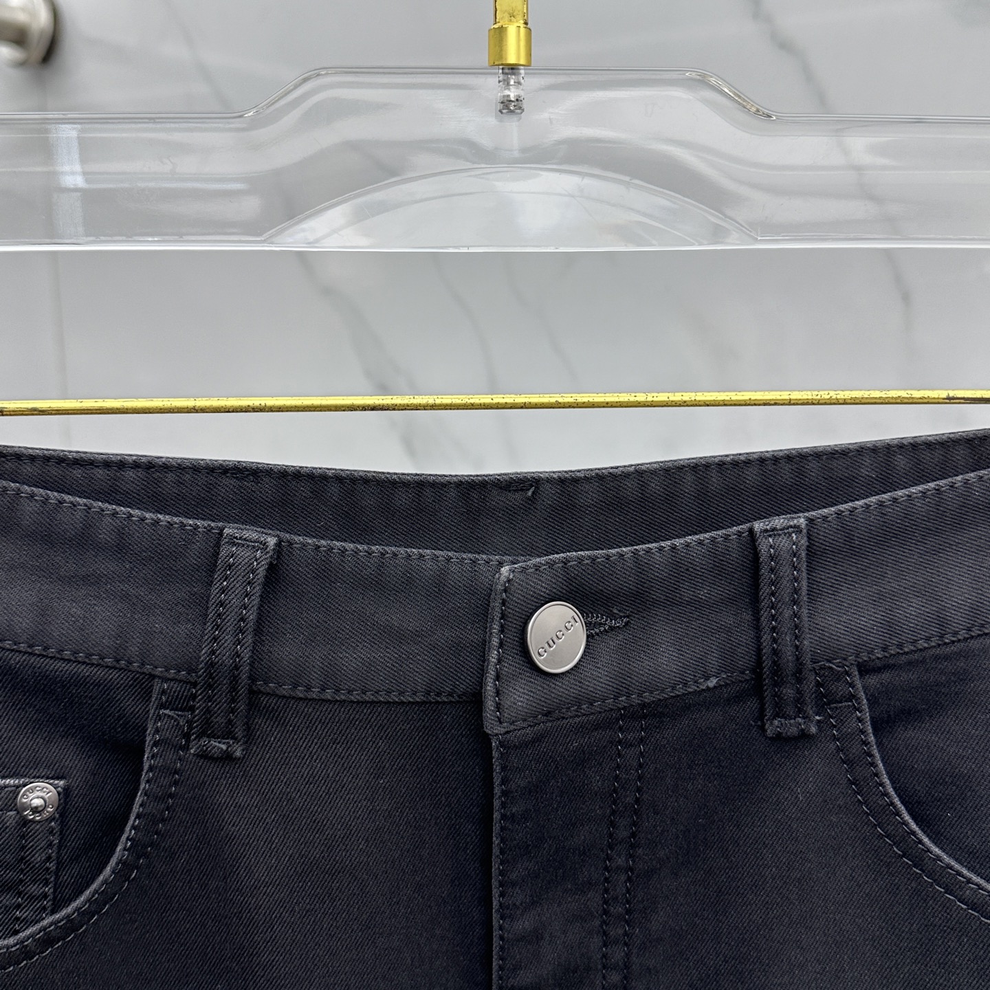 🆕Gucci古驰 🔥高端定制、2025秋冬最新款牛仔裤 柜台同步发售 原版定制复刻 客供五金辅料 原单品