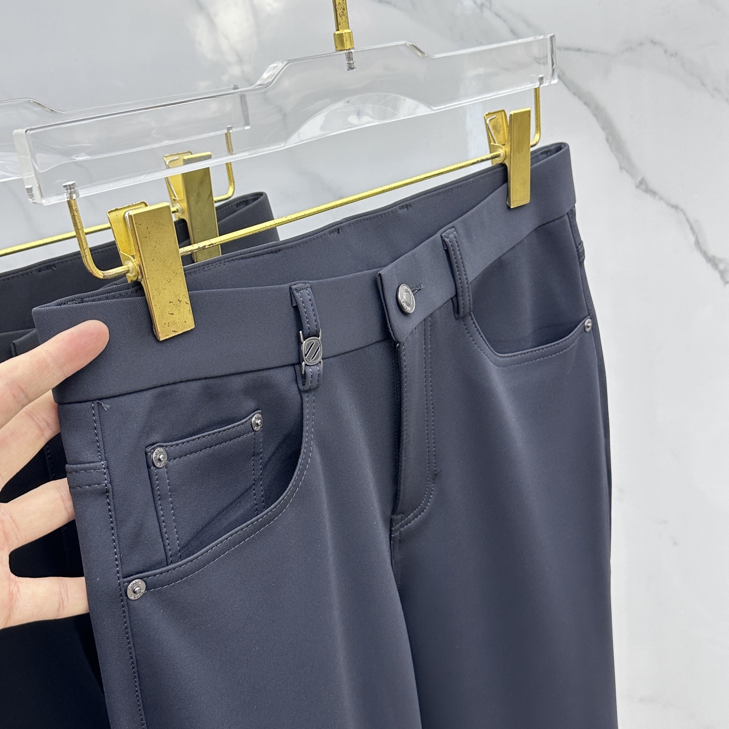 🆕ZEGNA杰尼亚 🔥高端定制、2025秋冬最新款休闲裤五袋西裤，柜台同步发售 原版定制复刻 客供五金辅