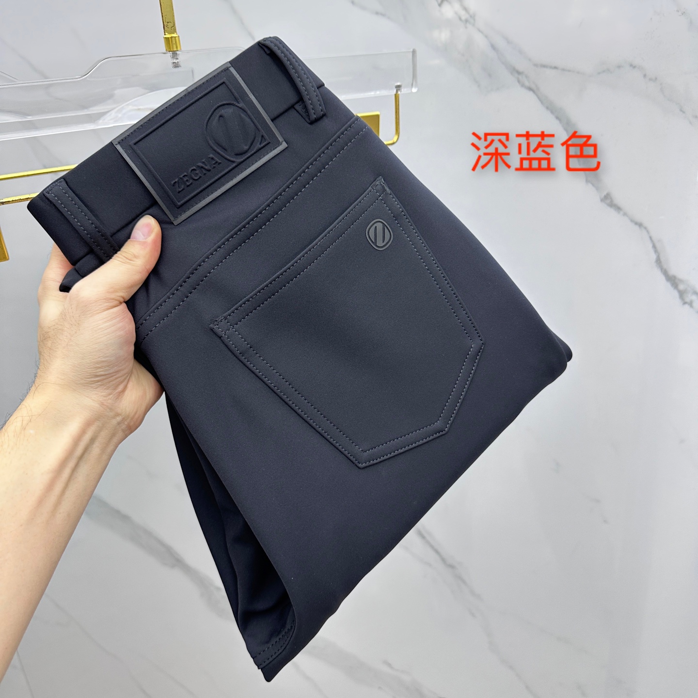 🆕ZEGNA杰尼亚 🔥高端定制、2025秋冬最新款休闲裤五袋西裤，柜台同步发售 原版定制复刻 客供五金辅