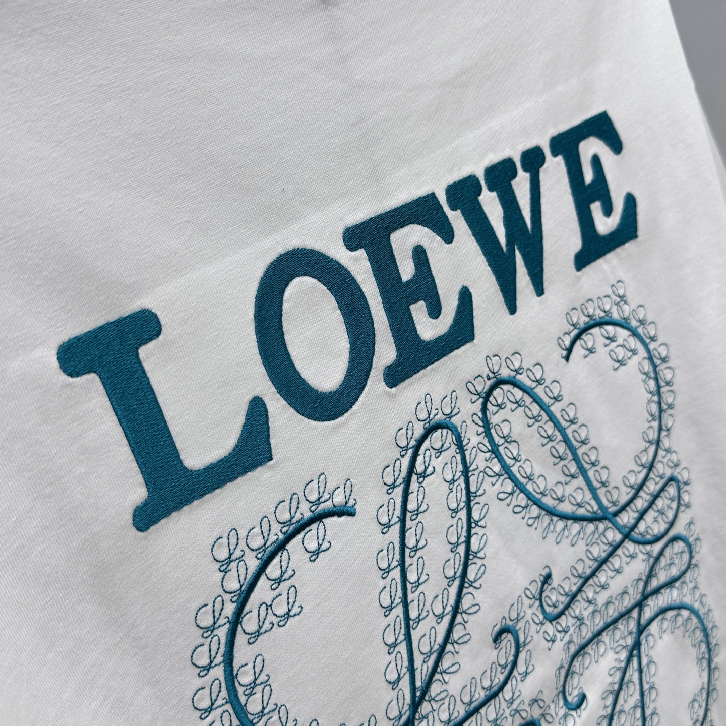 🆕LOEWE罗意威 微阔 新款首发专柜最新款短袖圆领T恤 高端订制 设计前卫时尚！品牌logo重工艺设计