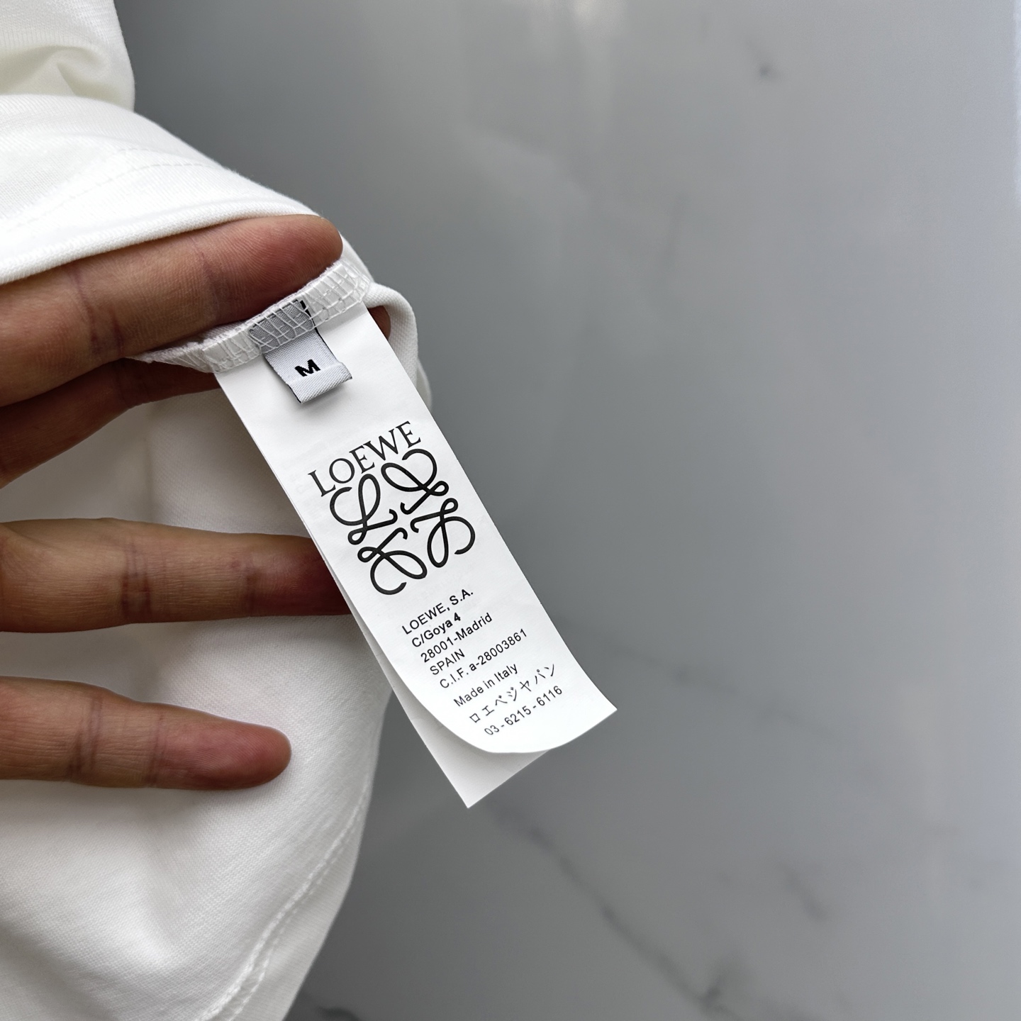 🆕LOEWE罗意威 微阔 新款首发专柜最新款短袖圆领T恤 高端订制 设计前卫时尚！品牌logo重工艺设计