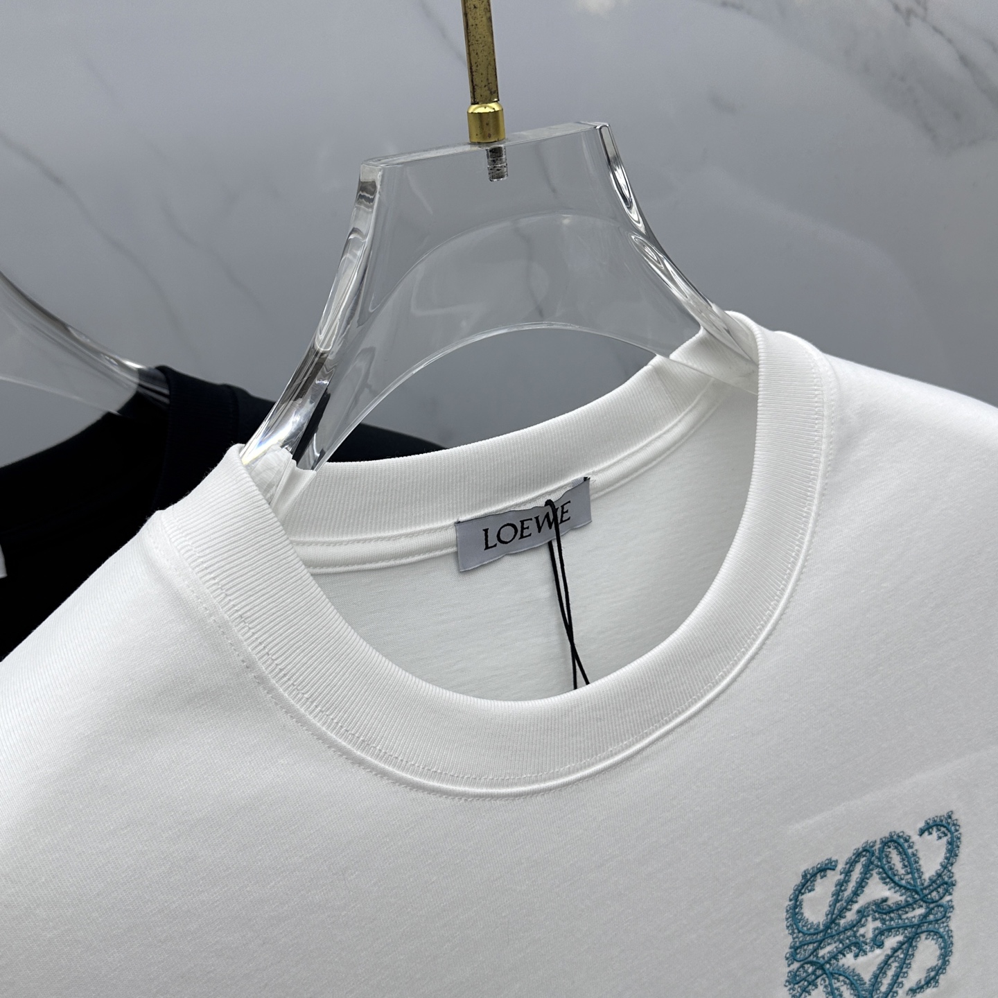 🆕LOEWE罗意威 微阔 新款首发专柜最新款短袖圆领T恤 高端订制 设计前卫时尚！品牌logo重工艺设计