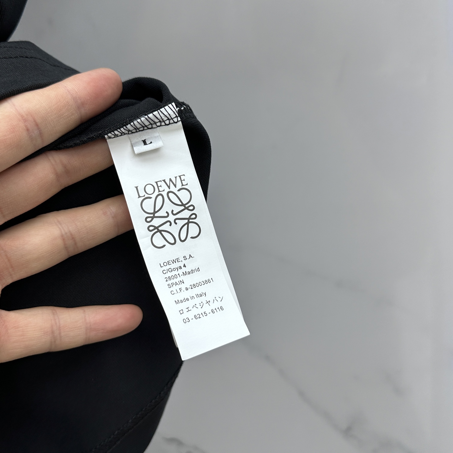 🆕LOEWE罗意威 微阔 新款首发专柜最新款短袖圆领T恤 高端订制 设计前卫时尚！品牌logo重工艺设计