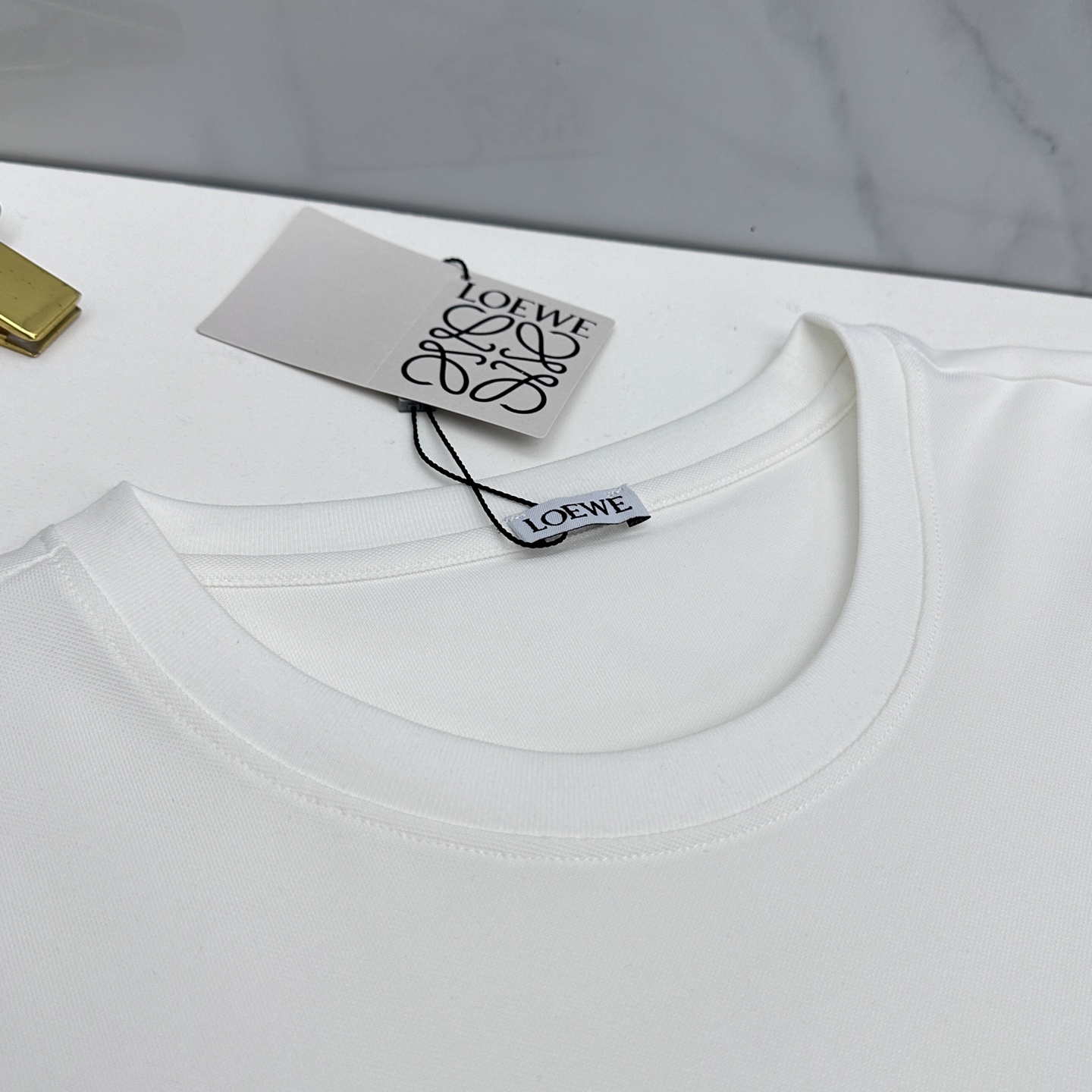 🆕LOEWE罗意威 2026春夏新款简约logo刺绣短袖 细珠地纯棉面料 多元化搭配 是眼下时尚前沿的创