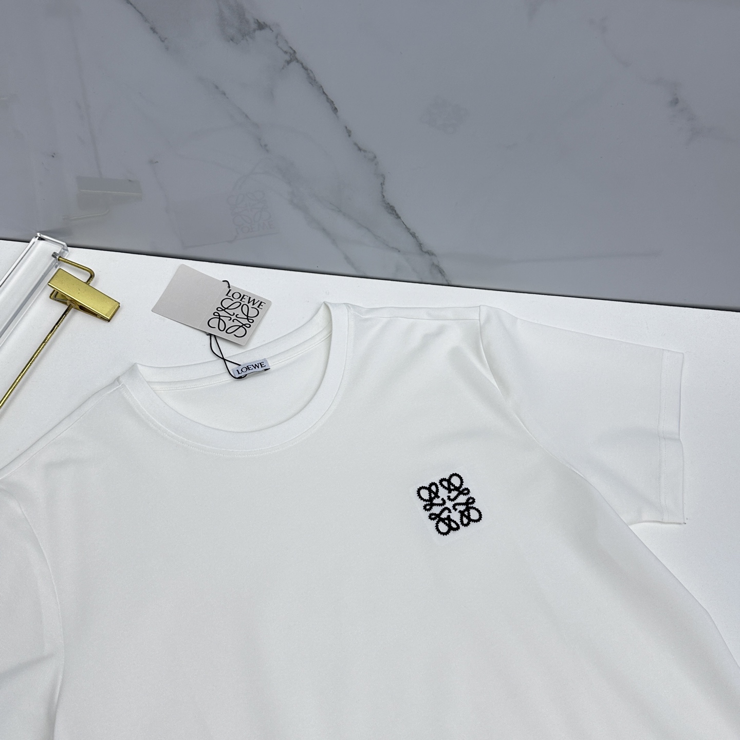 🆕LOEWE罗意威 2026春夏新款简约logo刺绣短袖 细珠地纯棉面料 多元化搭配 是眼下时尚前沿的创