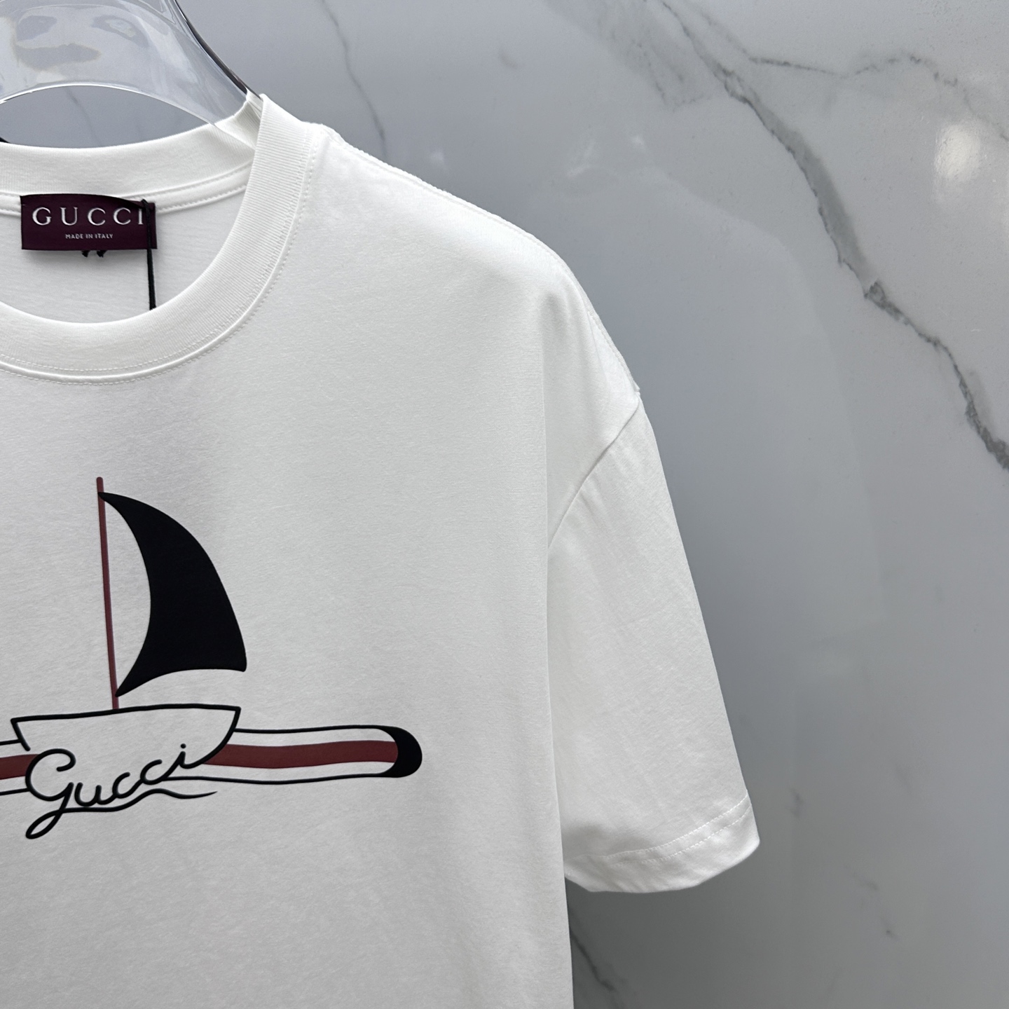 🆕Gucci古驰 2026春夏新款印花短袖 双纱纯棉面料 多元化搭配 是眼下时尚前沿的创新趋势 复古与现