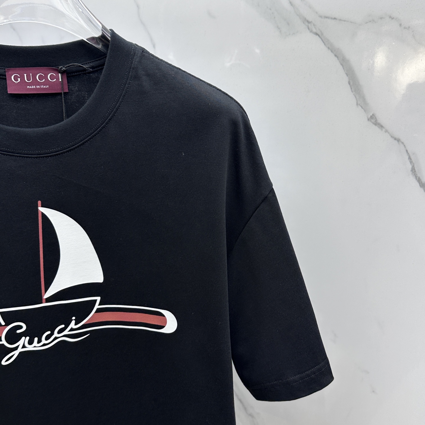 🆕Gucci古驰 2026春夏新款印花短袖 双纱纯棉面料 多元化搭配 是眼下时尚前沿的创新趋势 复古与现