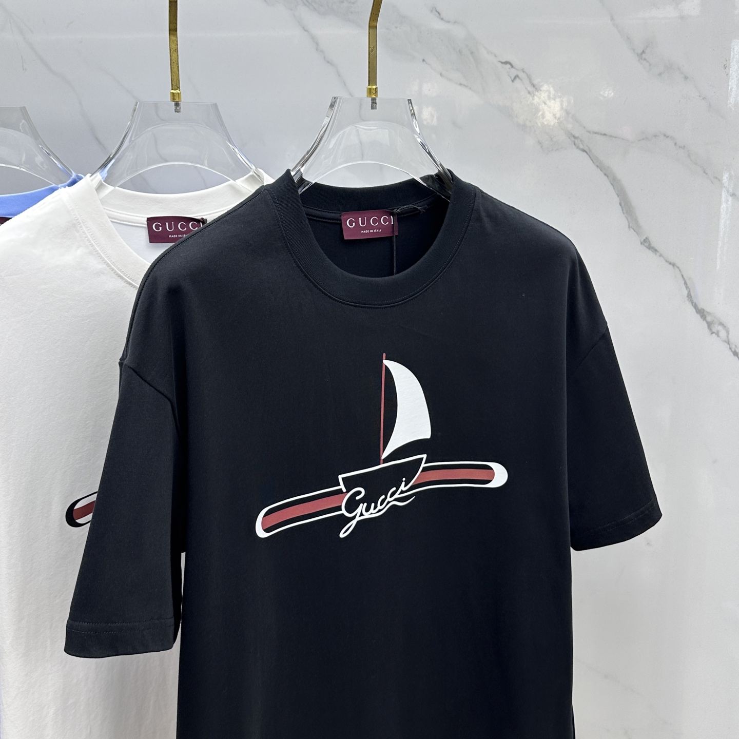 🆕Gucci古驰 2026春夏新款印花短袖 双纱纯棉面料 多元化搭配 是眼下时尚前沿的创新趋势 复古与现