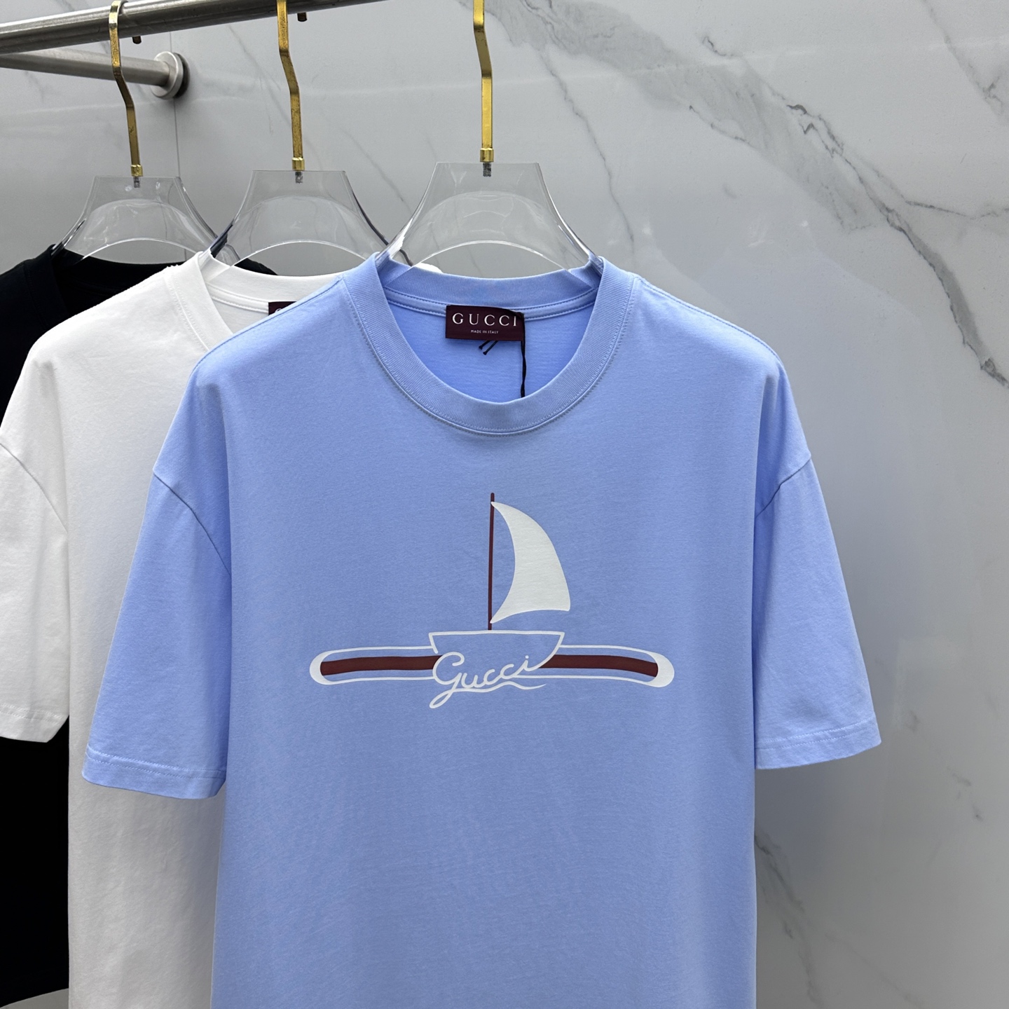 🆕Gucci古驰 2026春夏新款印花短袖 双纱纯棉面料 多元化搭配 是眼下时尚前沿的创新趋势 复古与现