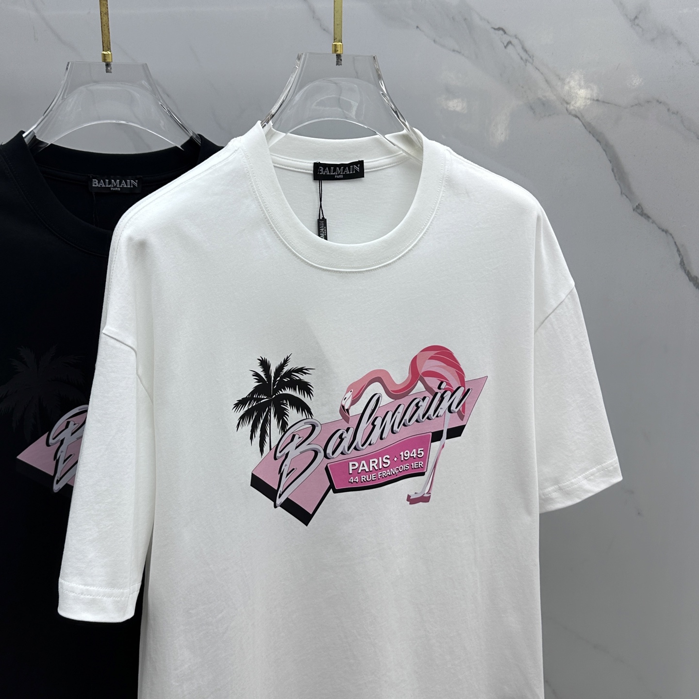 🆕Balmain巴尔曼 2026春夏新款印花短袖 双纱纯棉面料 多元化搭配 是眼下时尚前沿的创新趋势 复