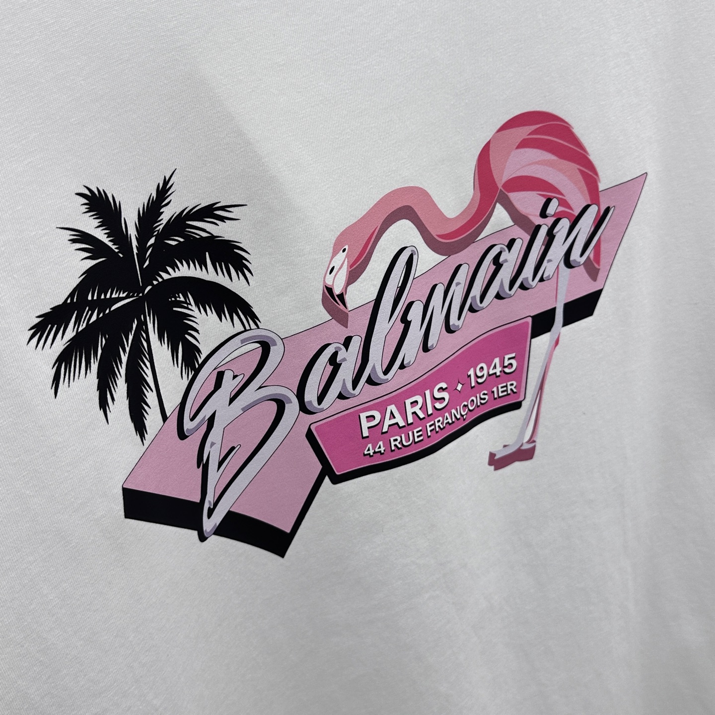 🆕Balmain巴尔曼 2026春夏新款印花短袖 双纱纯棉面料 多元化搭配 是眼下时尚前沿的创新趋势 复