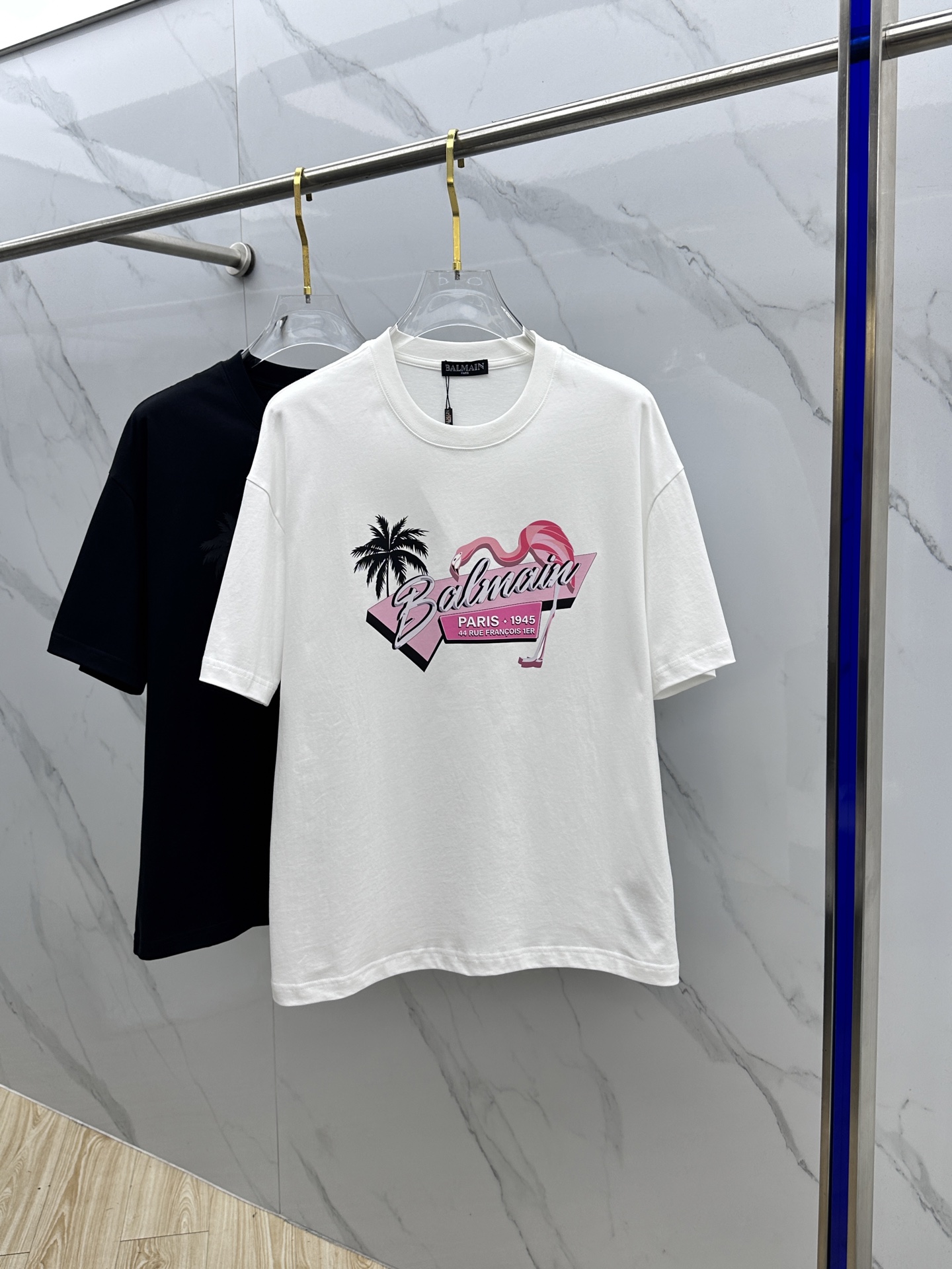 🆕Balmain巴尔曼 2026春夏新款印花短袖 双纱纯棉面料 多元化搭配 是眼下时尚前沿的创新趋势 复