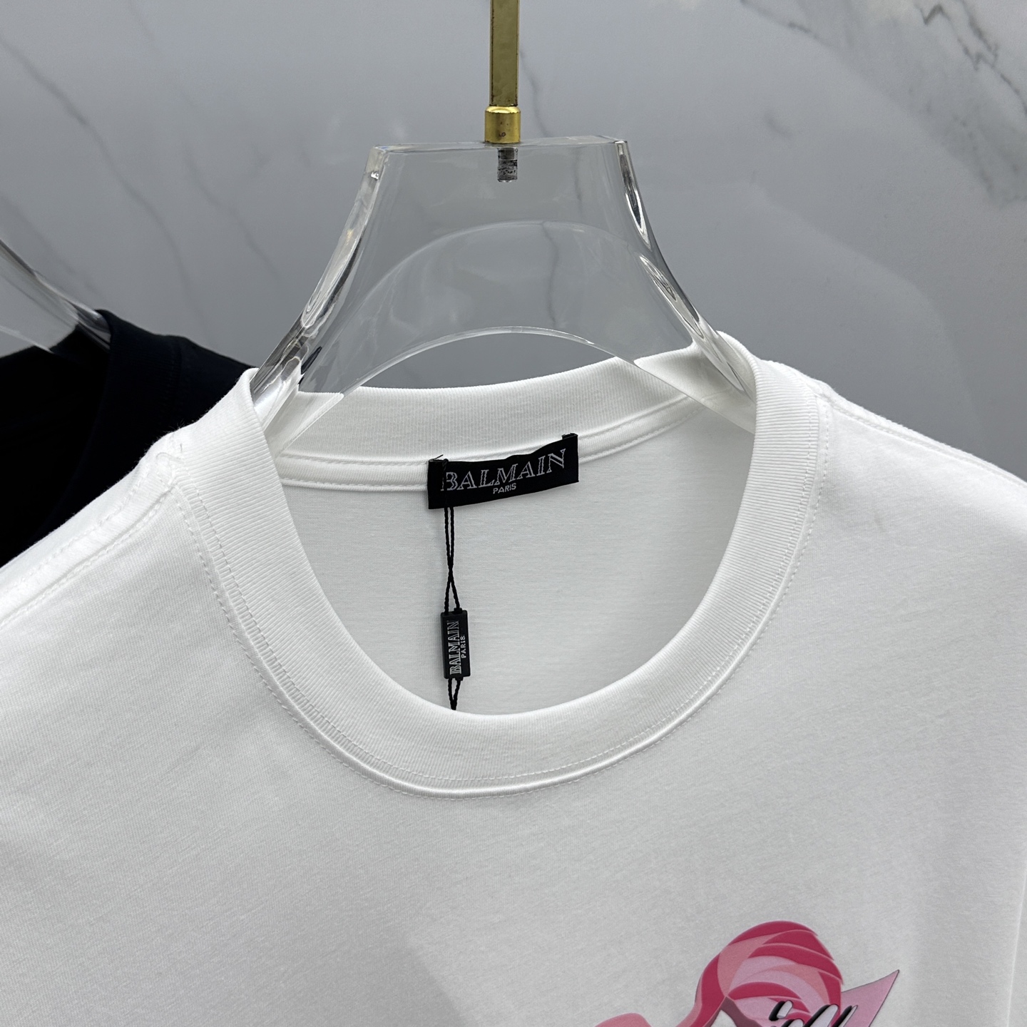 🆕Balmain巴尔曼 2026春夏新款印花短袖 双纱纯棉面料 多元化搭配 是眼下时尚前沿的创新趋势 复