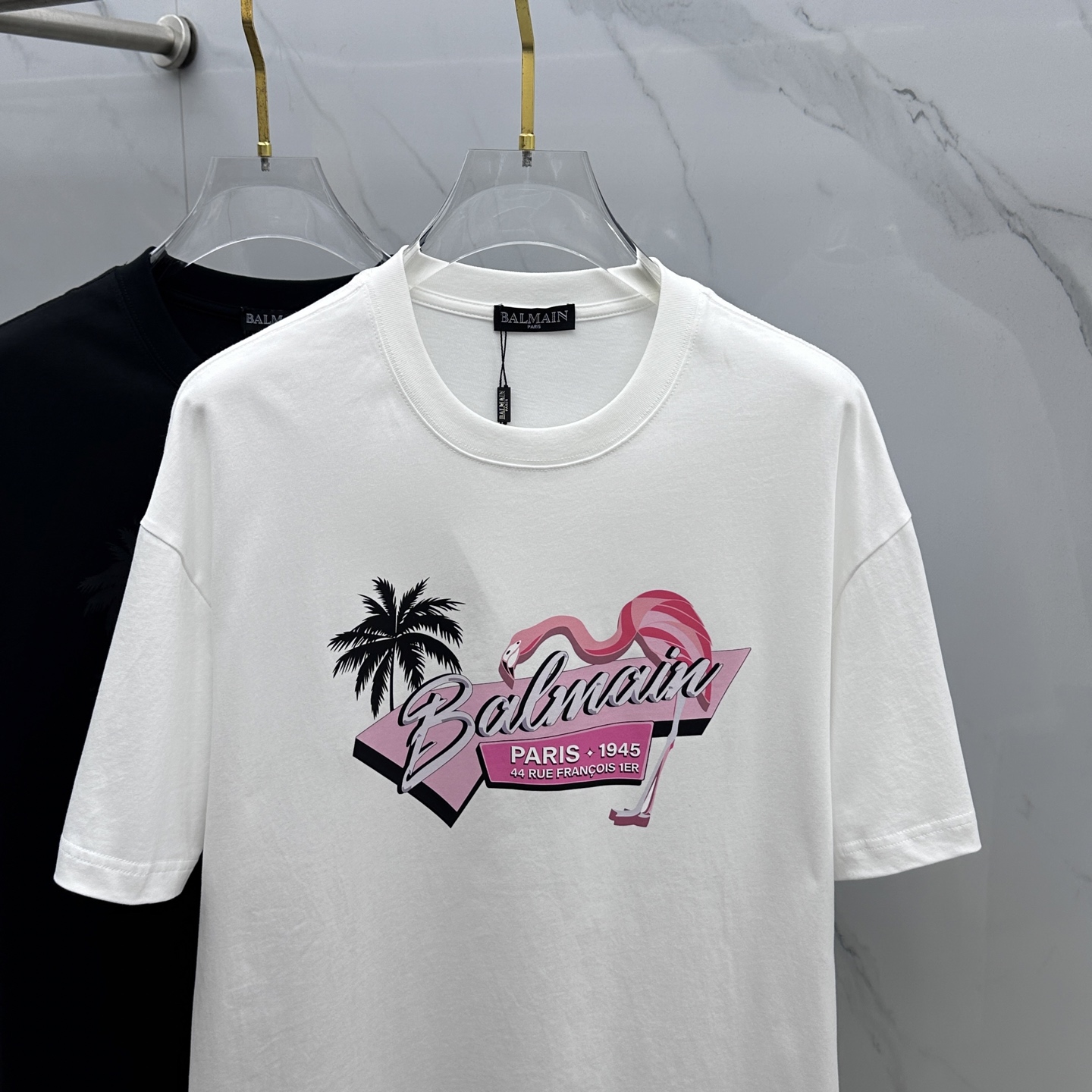 🆕Balmain巴尔曼 2026春夏新款印花短袖 双纱纯棉面料 多元化搭配 是眼下时尚前沿的创新趋势 复