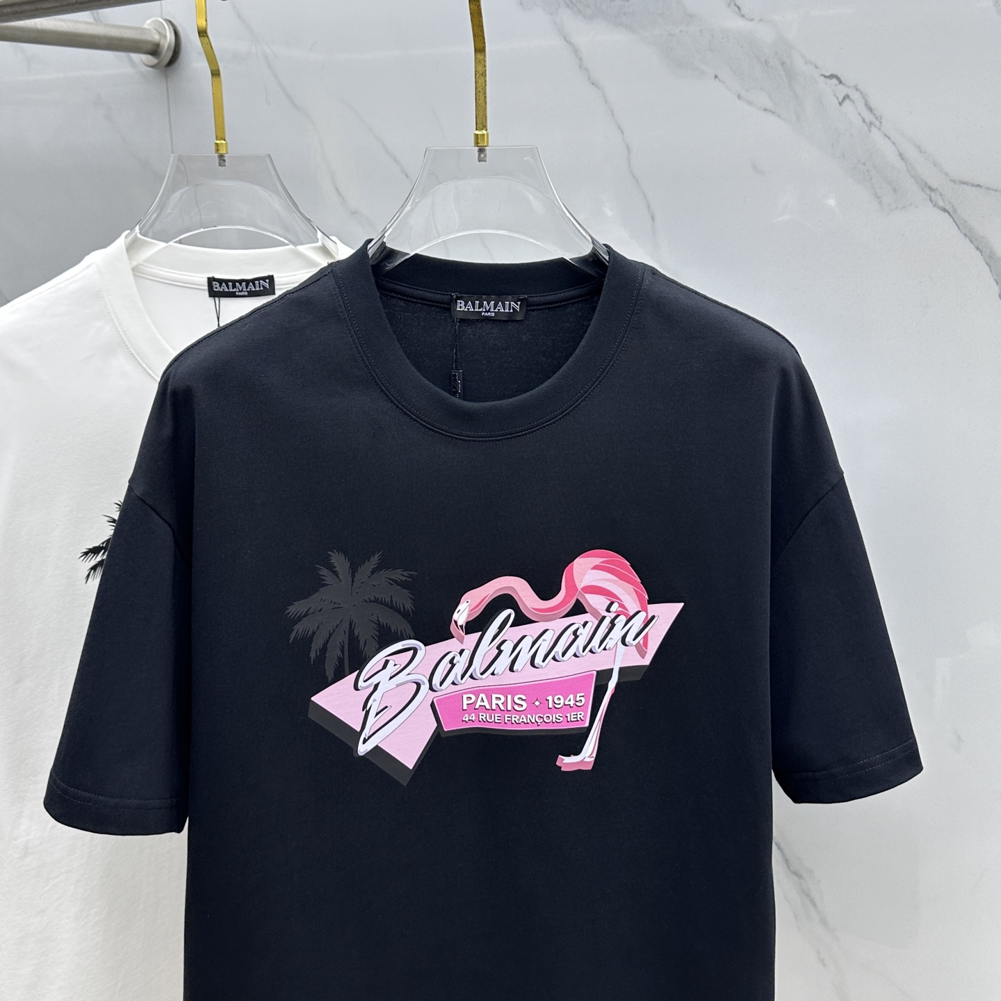 🆕Balmain巴尔曼 2026春夏新款印花短袖 双纱纯棉面料 多元化搭配 是眼下时尚前沿的创新趋势 复