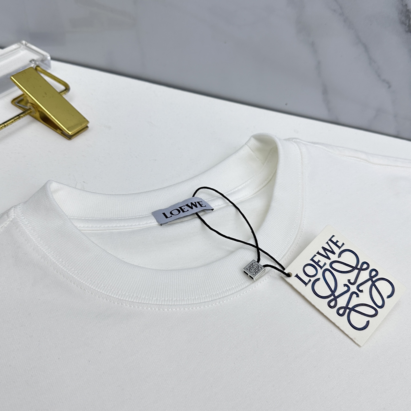 🆕LOEWE罗意威 2026春夏新款刺绣logo短袖 官网同款T恤 双纱纯棉面料 多元化搭配 是眼下时尚