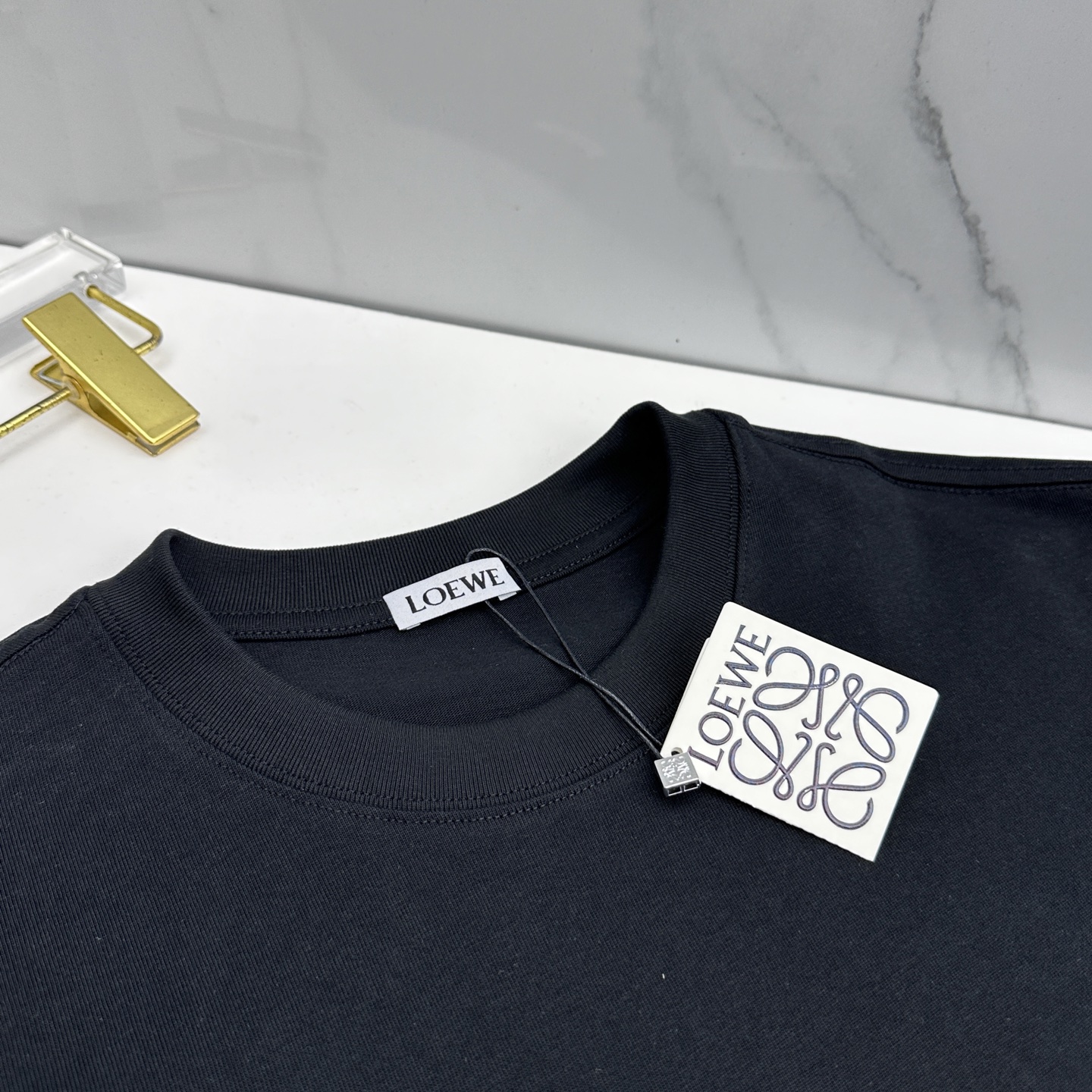 🆕LOEWE罗意威 2026春夏新款刺绣logo短袖 官网同款T恤 双纱纯棉面料 多元化搭配 是眼下时尚