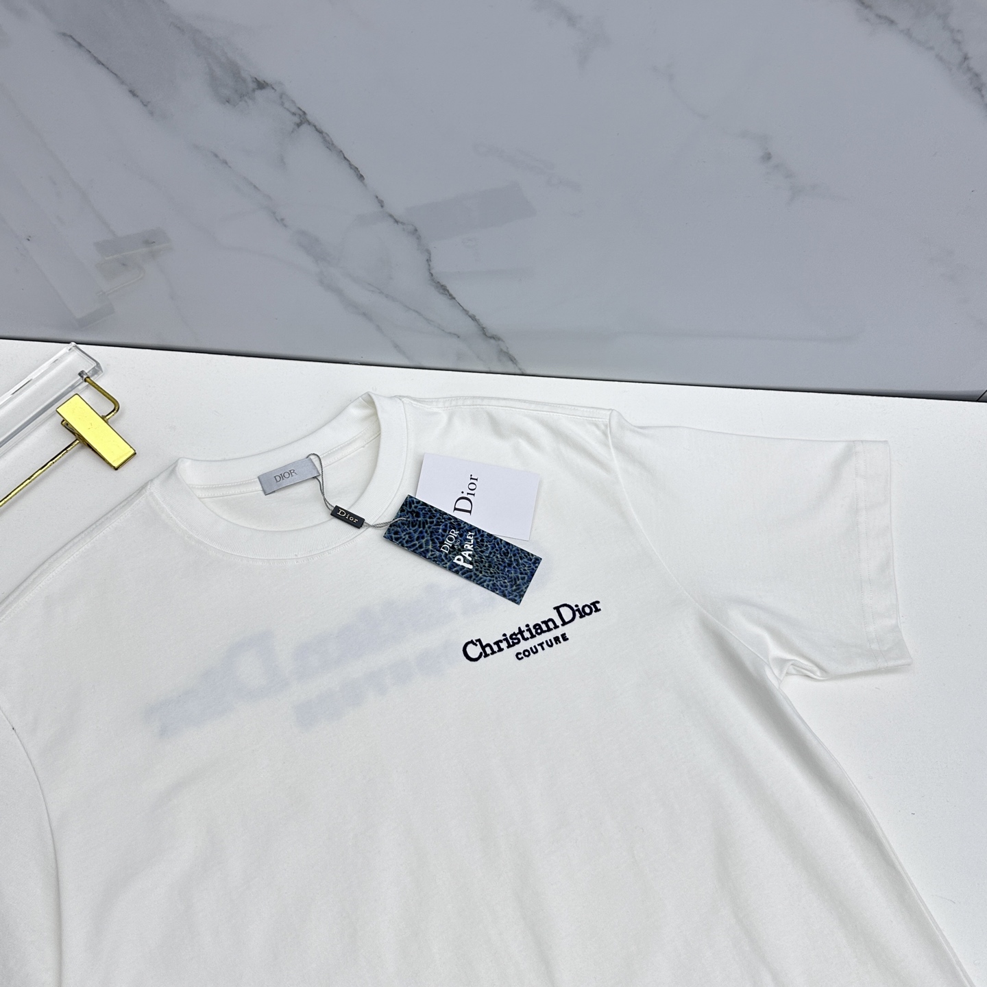 🆕Dior迪奥 2026春夏新款刺绣logo短袖 官网同款T恤 双纱纯棉面料 多元化搭配 是眼下时尚前沿