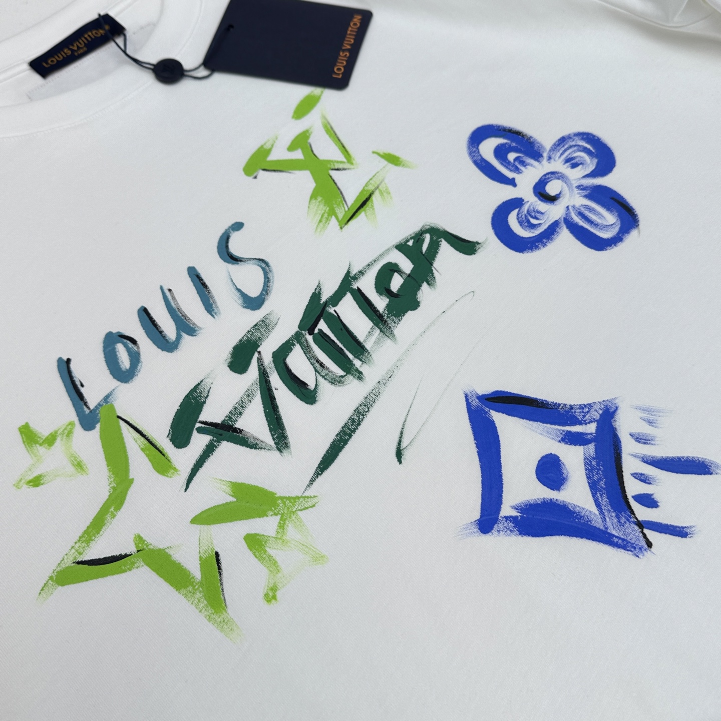 🆕LV路易威登 2026春夏新款logo印花短袖 官网同款T恤 双纱纯棉面料 多元化搭配 是眼下时尚前沿