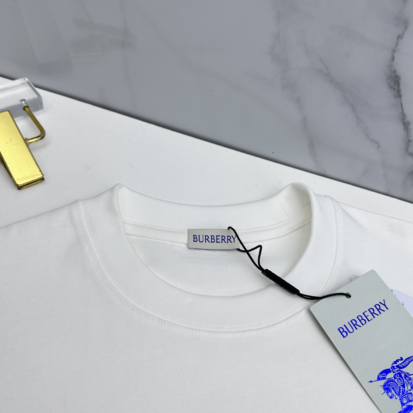 🆕BBR巴宝莉 2026春夏新款马术骑士徽标刺绣短袖 官网同款T恤 双纱纯棉面料 多元化搭配 是眼下时尚