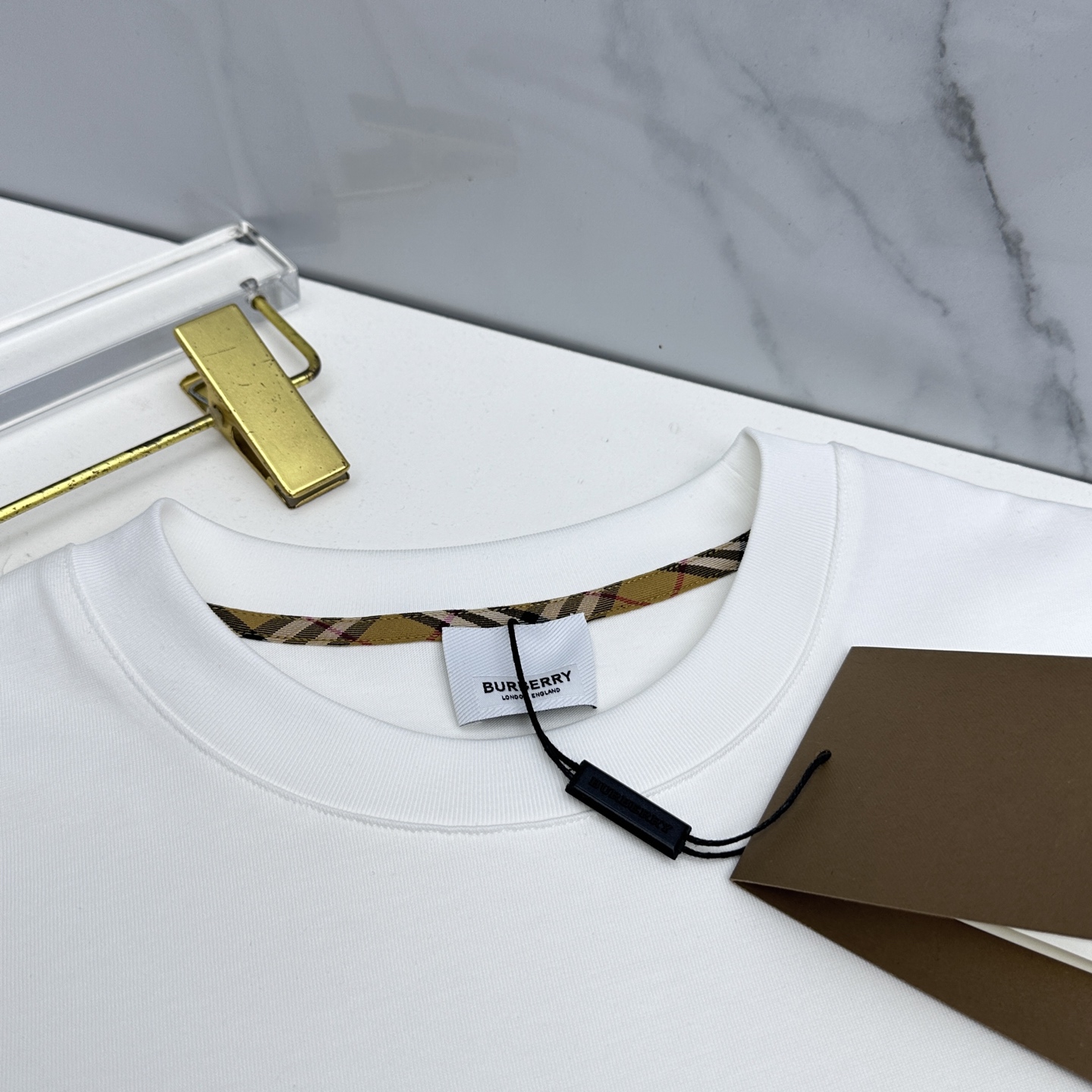 🆕BBR巴宝莉 2026春夏新款短袖 官网同款T恤 双纱纯棉面料 多元化搭配 是眼下时尚前沿的创新趋势 