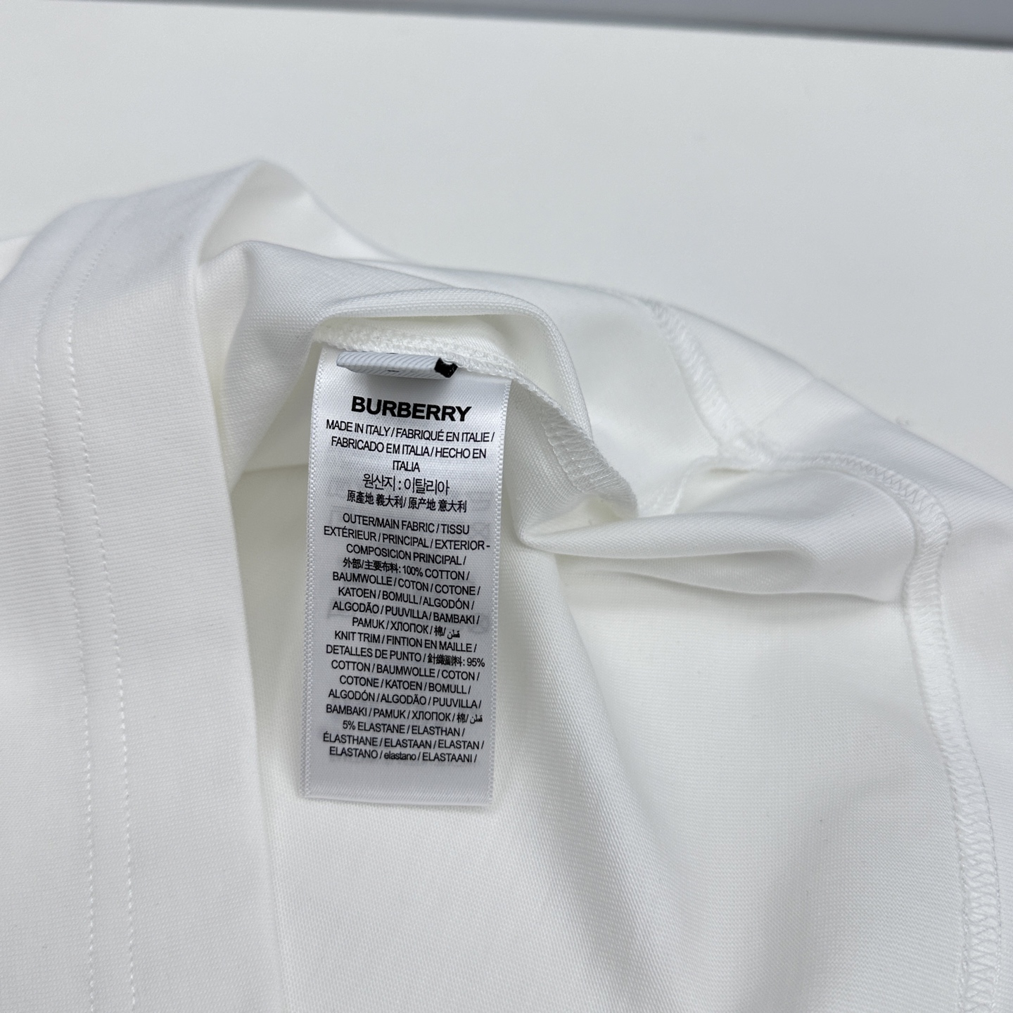 🆕BBR巴宝莉 2026春夏新款短袖 官网同款T恤 双纱纯棉面料 多元化搭配 是眼下时尚前沿的创新趋势 