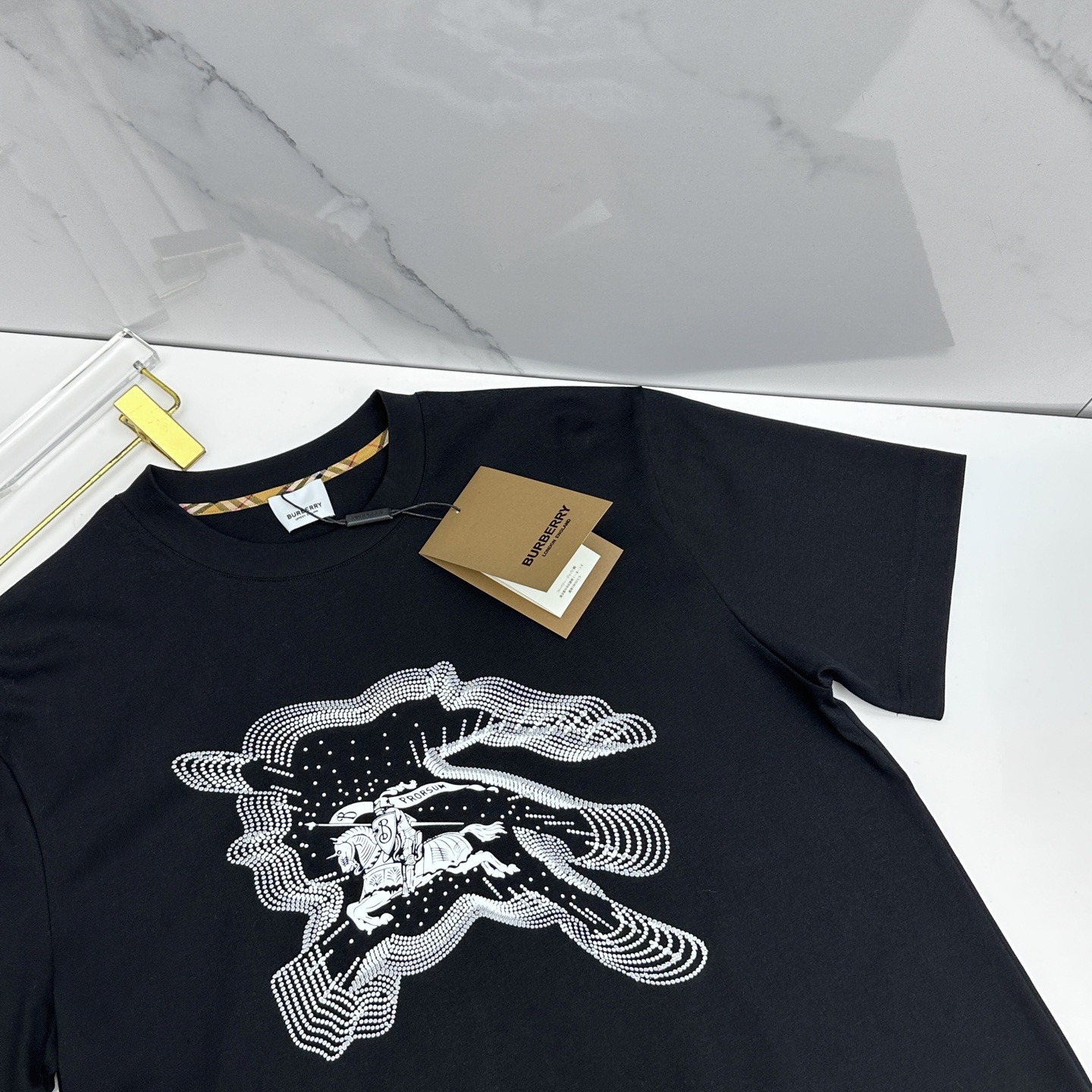 🆕BBR巴宝莉 2026春夏新款短袖 官网同款T恤 双纱纯棉面料 多元化搭配 是眼下时尚前沿的创新趋势 