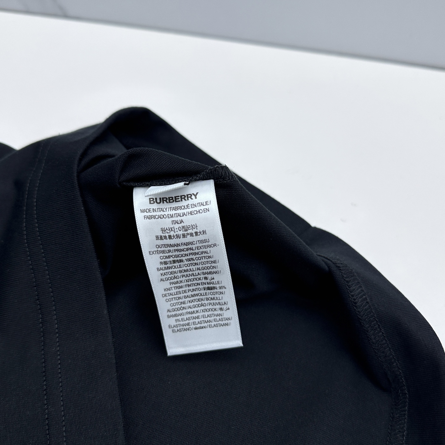 🆕BBR巴宝莉 2026春夏新款短袖 官网同款T恤 双纱纯棉面料 多元化搭配 是眼下时尚前沿的创新趋势 