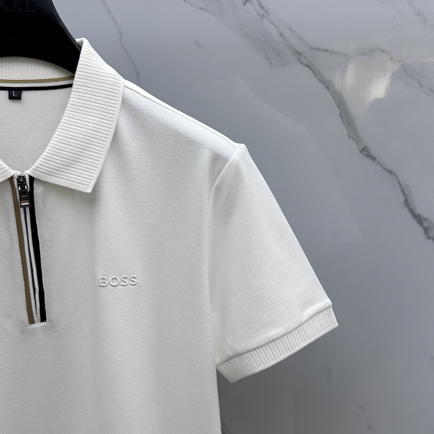 🆕BOSS 2026春夏新款翻领Polo衫短袖T恤 简洁时尚百搭 胸前logo设计 螺纹针织领口 定制进