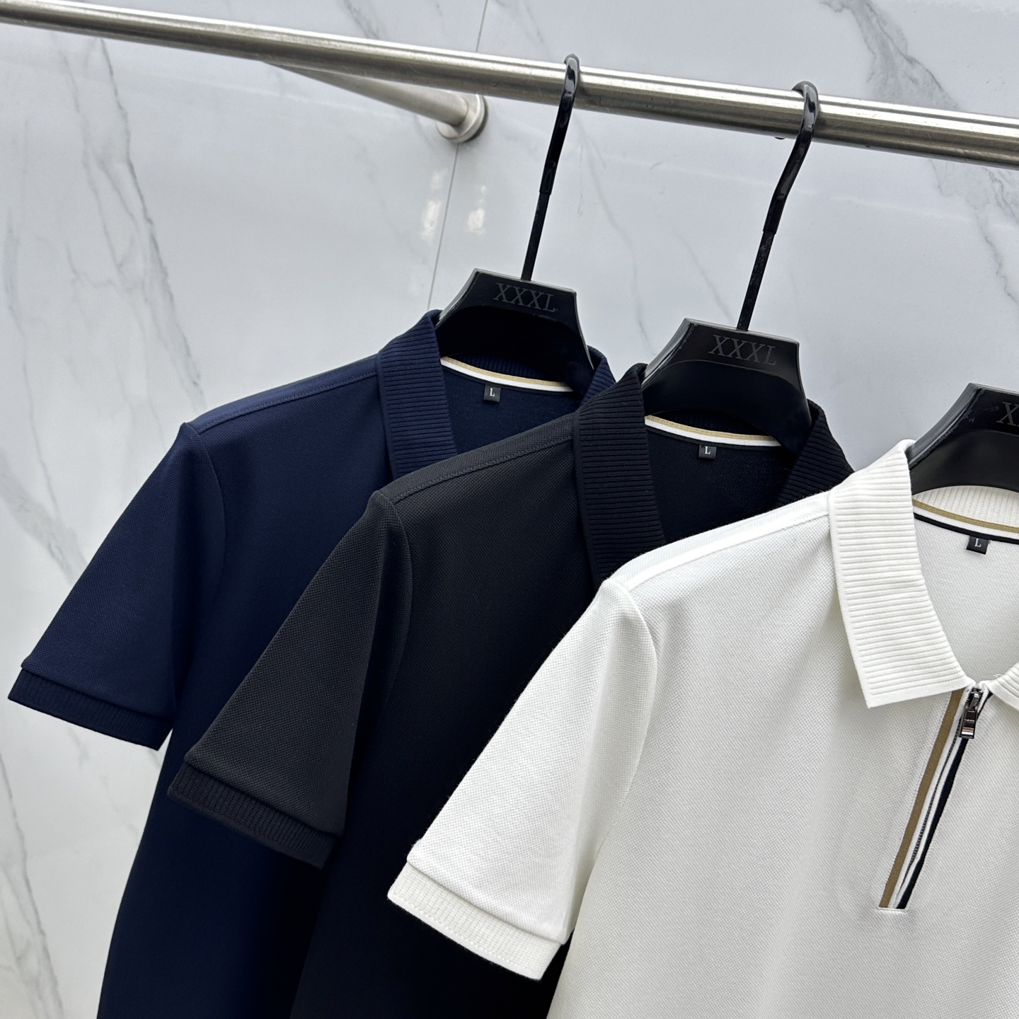 🆕BOSS 2026春夏新款翻领Polo衫短袖T恤 简洁时尚百搭 胸前logo设计 螺纹针织领口 定制进