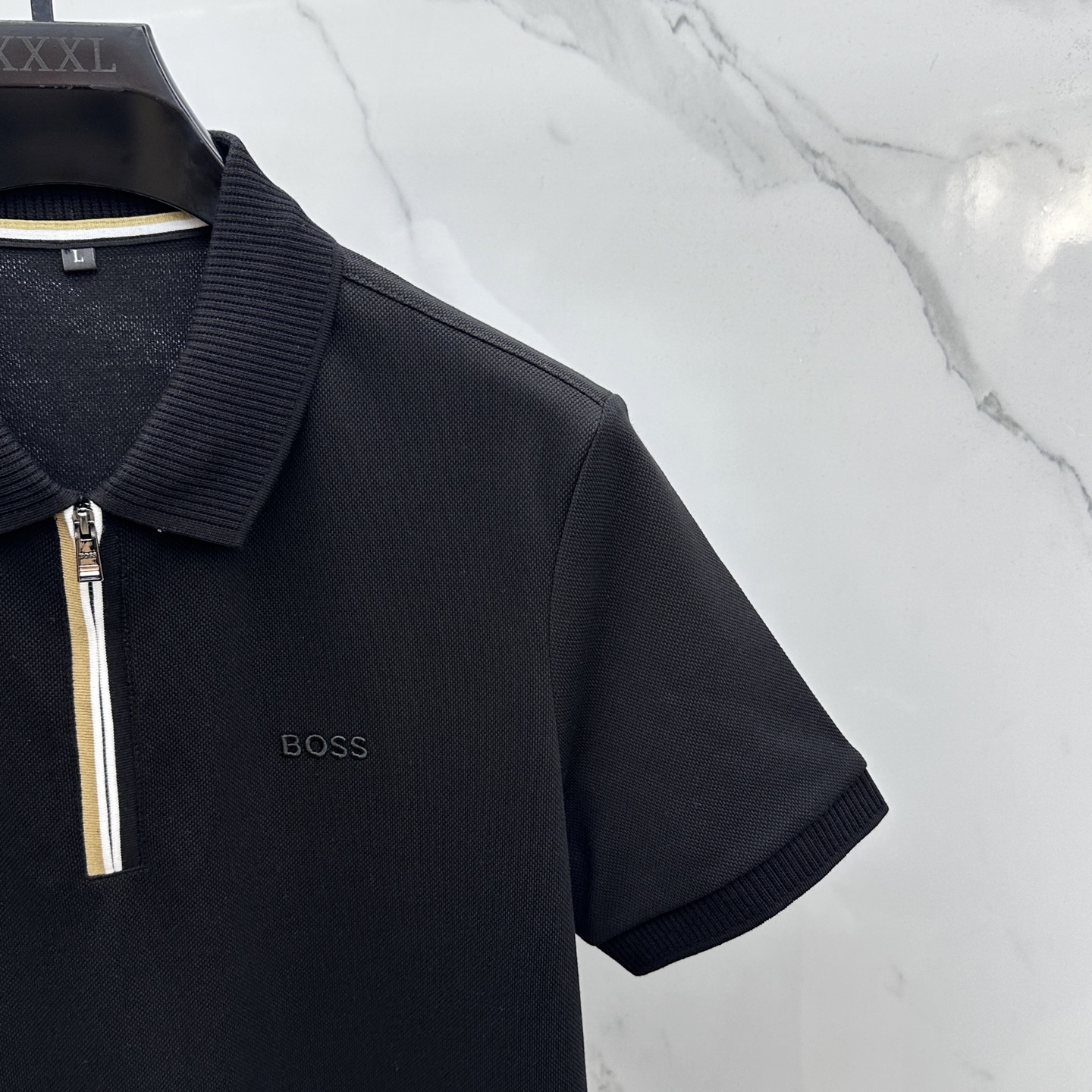 🆕BOSS 2026春夏新款翻领Polo衫短袖T恤 简洁时尚百搭 胸前logo设计 螺纹针织领口 定制进