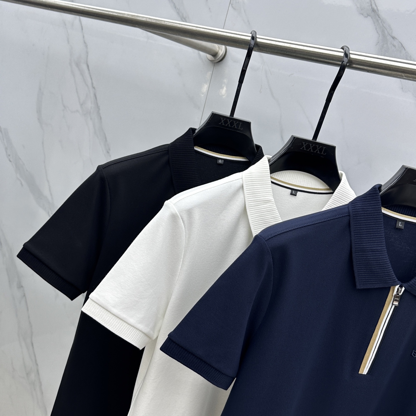 🆕BOSS 2026春夏新款翻领Polo衫短袖T恤 简洁时尚百搭 胸前logo设计 螺纹针织领口 定制进